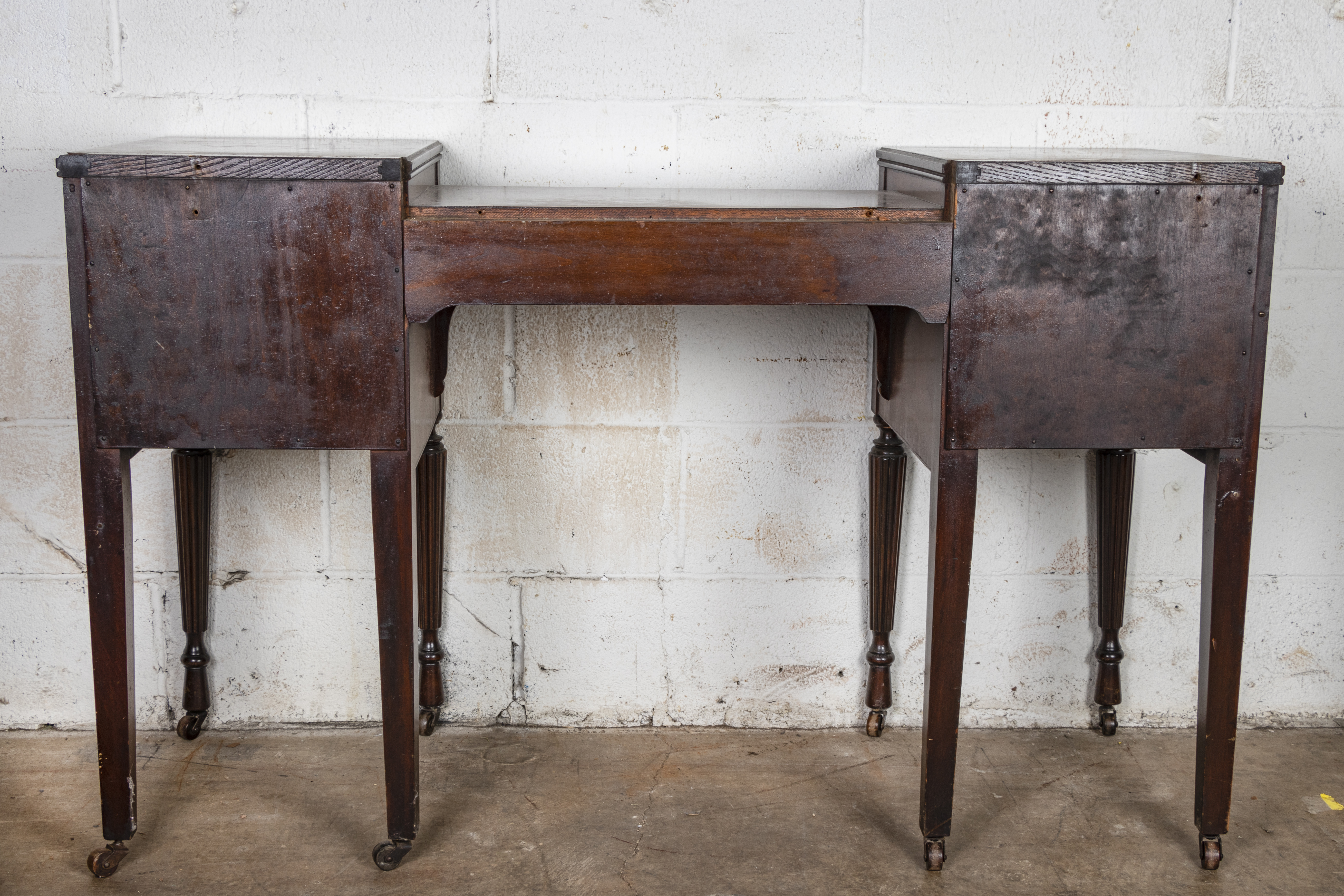 Vintage Victorian Style Vanity with Side Chair and Vanity Stool