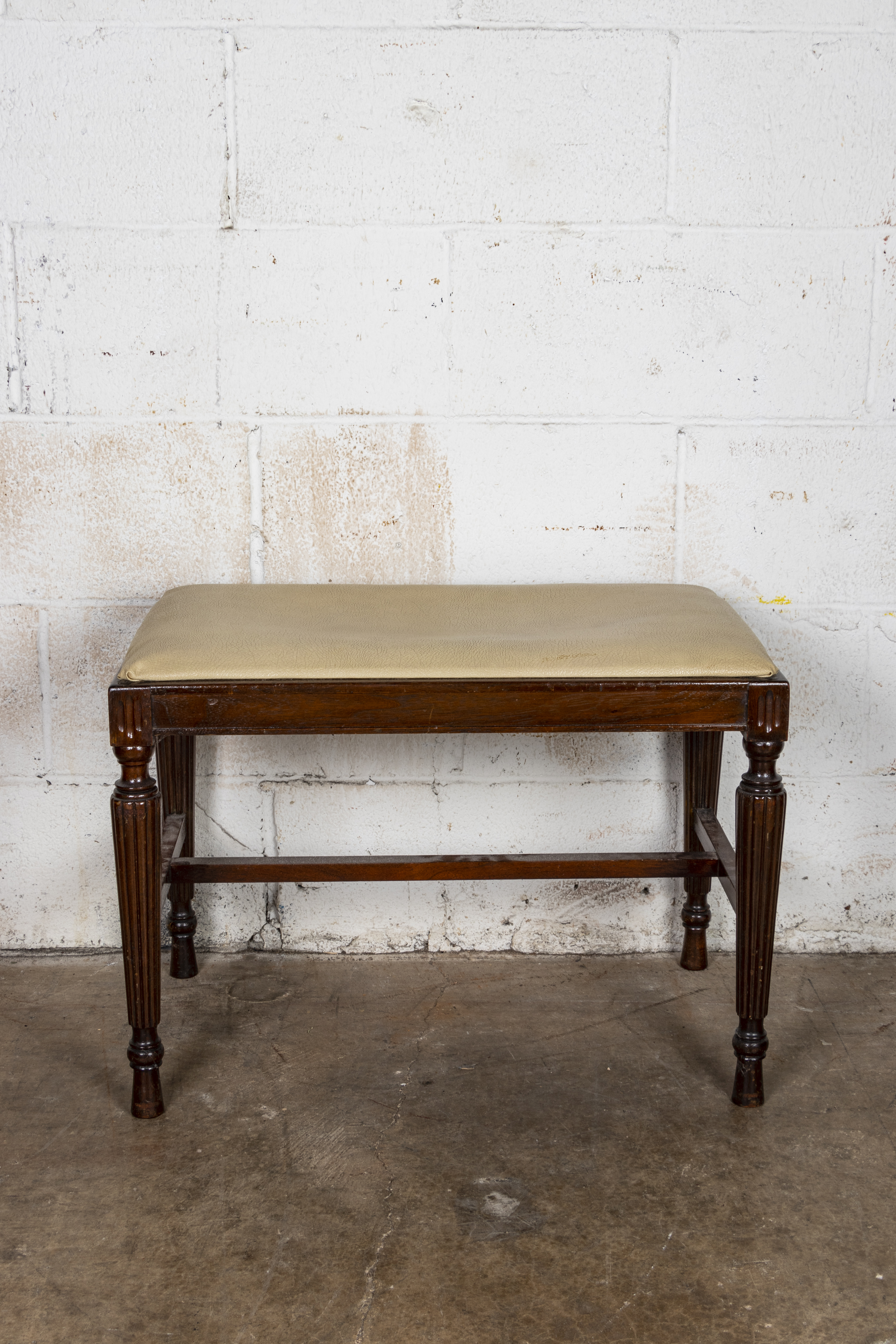 Vintage Victorian Style Vanity with Side Chair and Vanity Stool