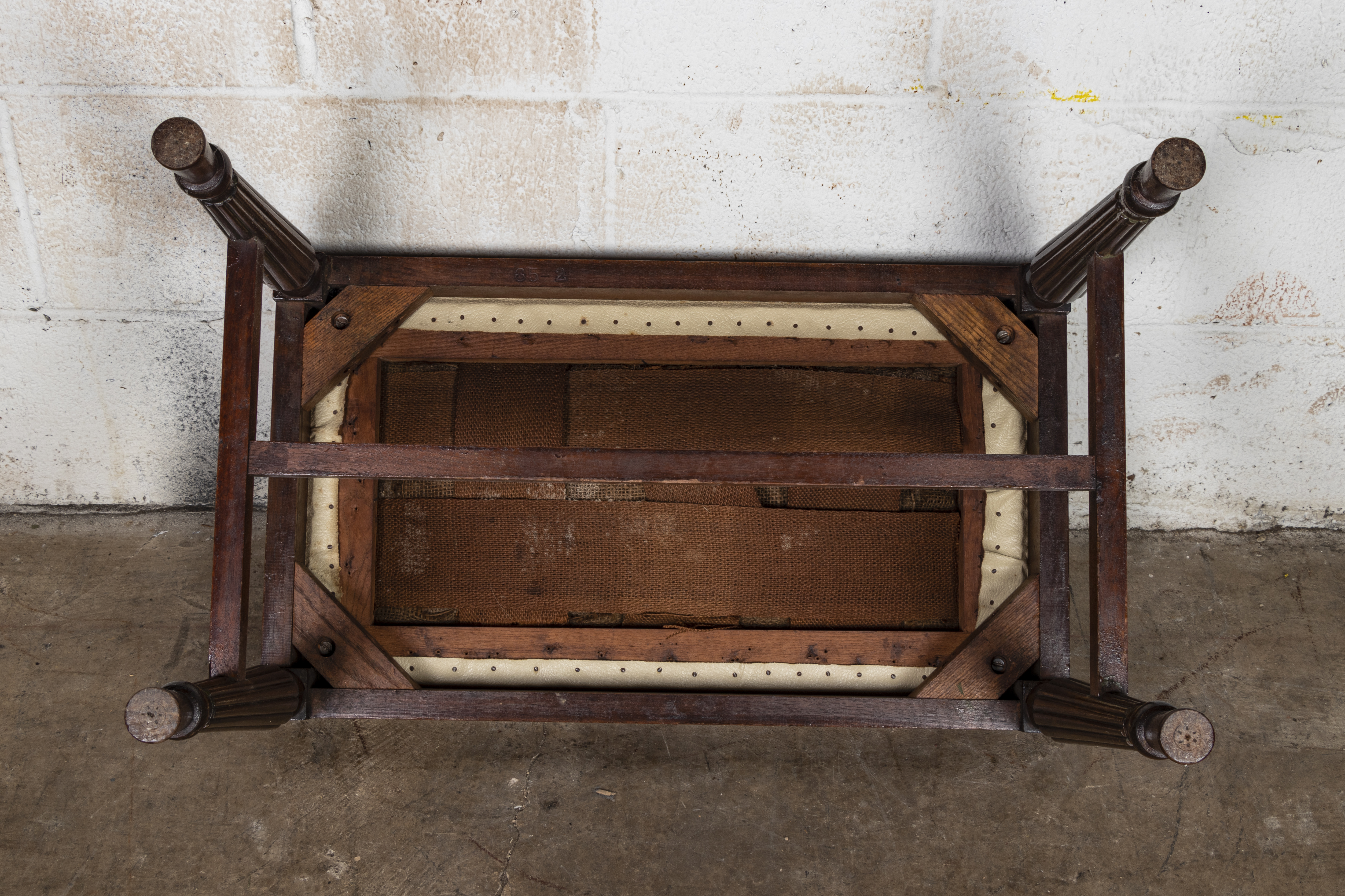 Vintage Victorian Style Vanity with Side Chair and Vanity Stool