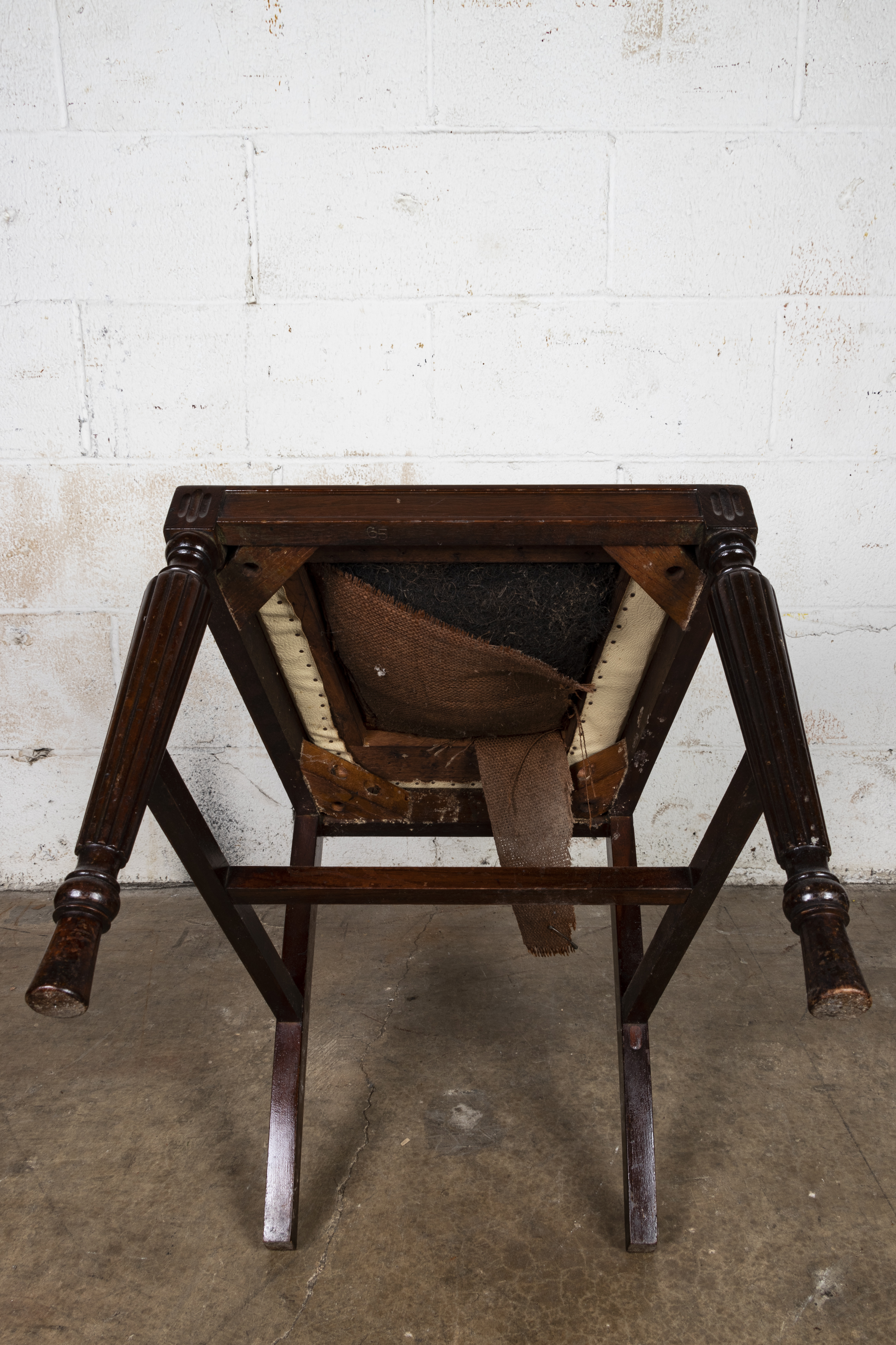 Vintage Victorian Style Vanity with Side Chair and Vanity Stool