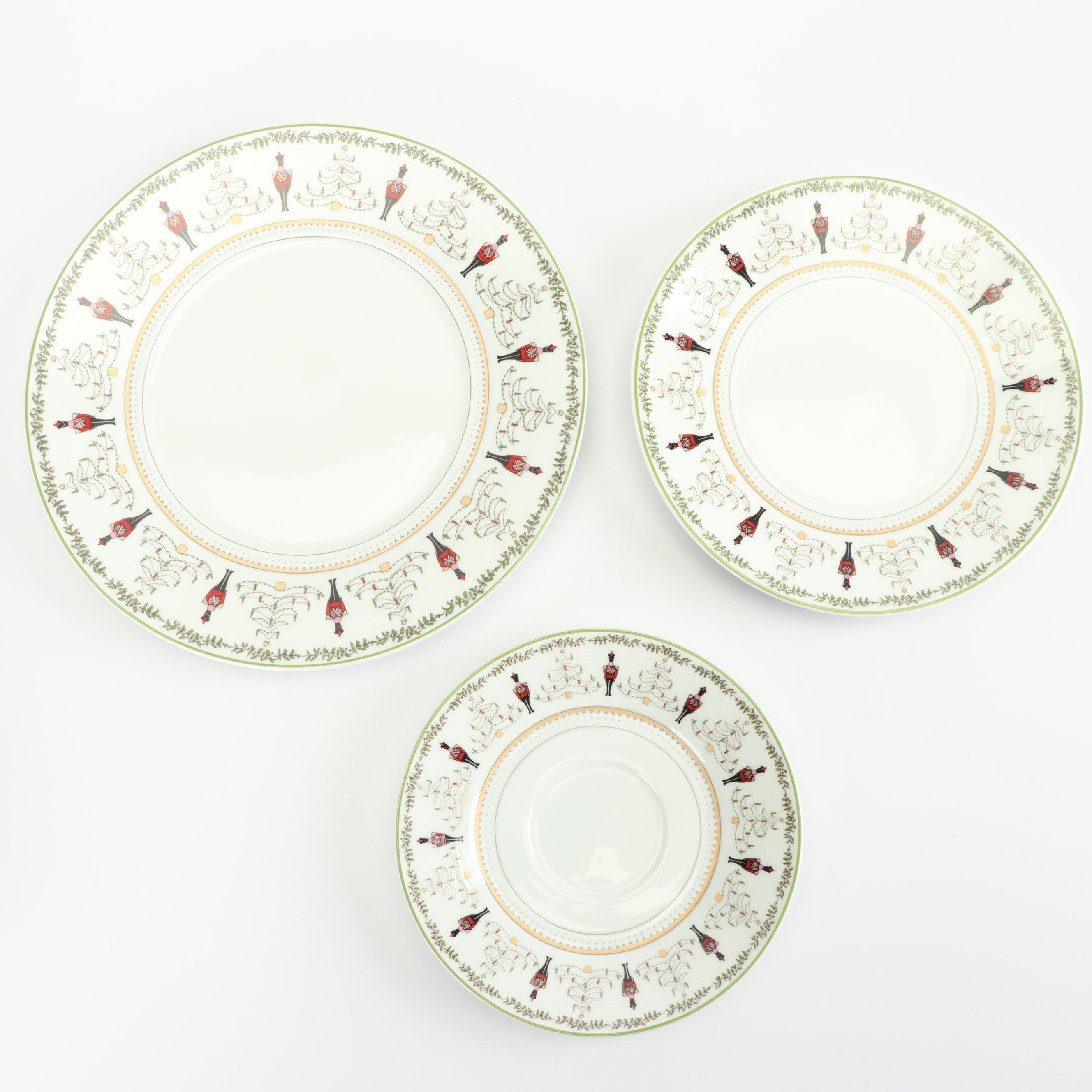 Bernardaud Limoges "Grenadiers" Porcelain Dinnerware and Ornament