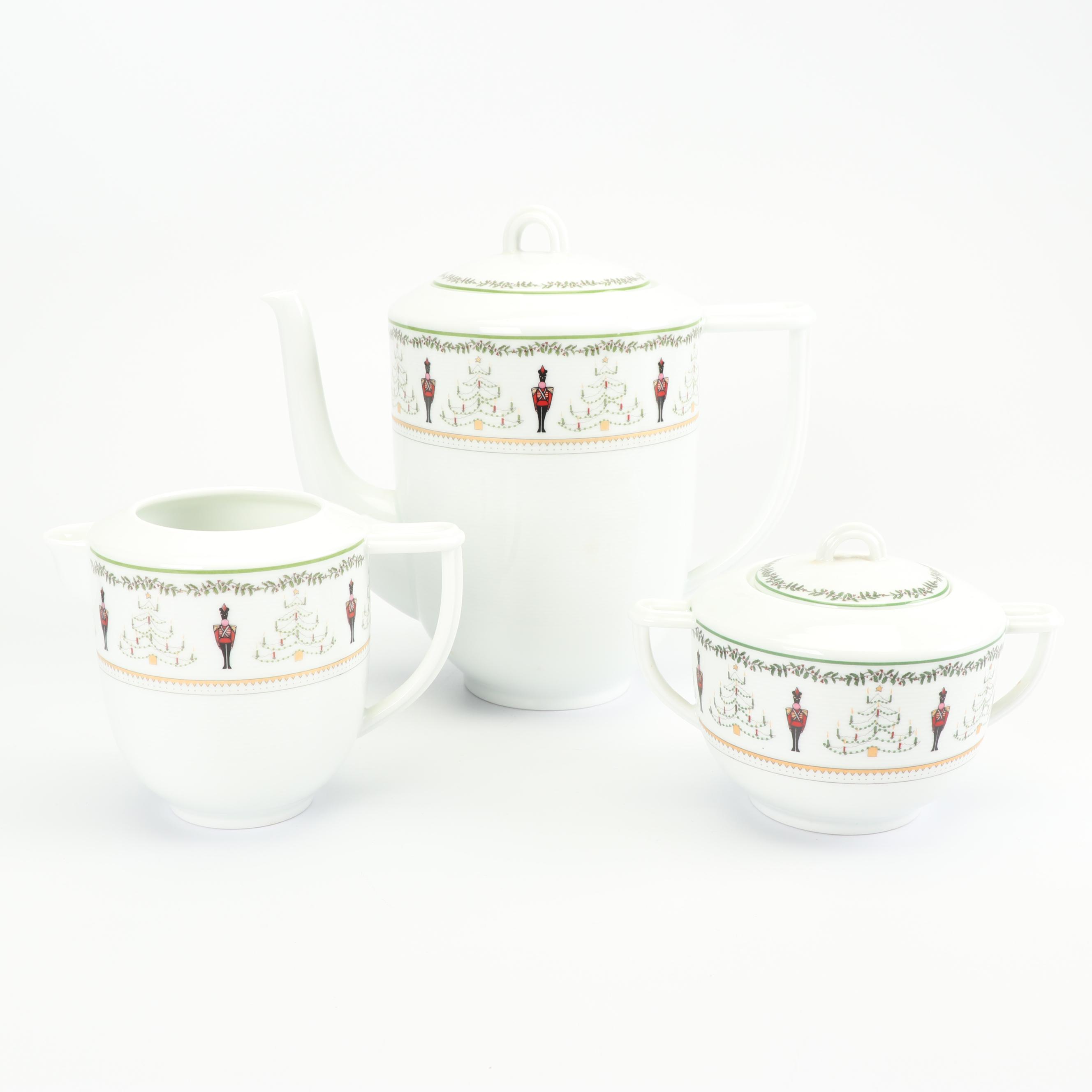 Bernardaud Limoges "Grenadiers" Porcelain Dinnerware and Ornament