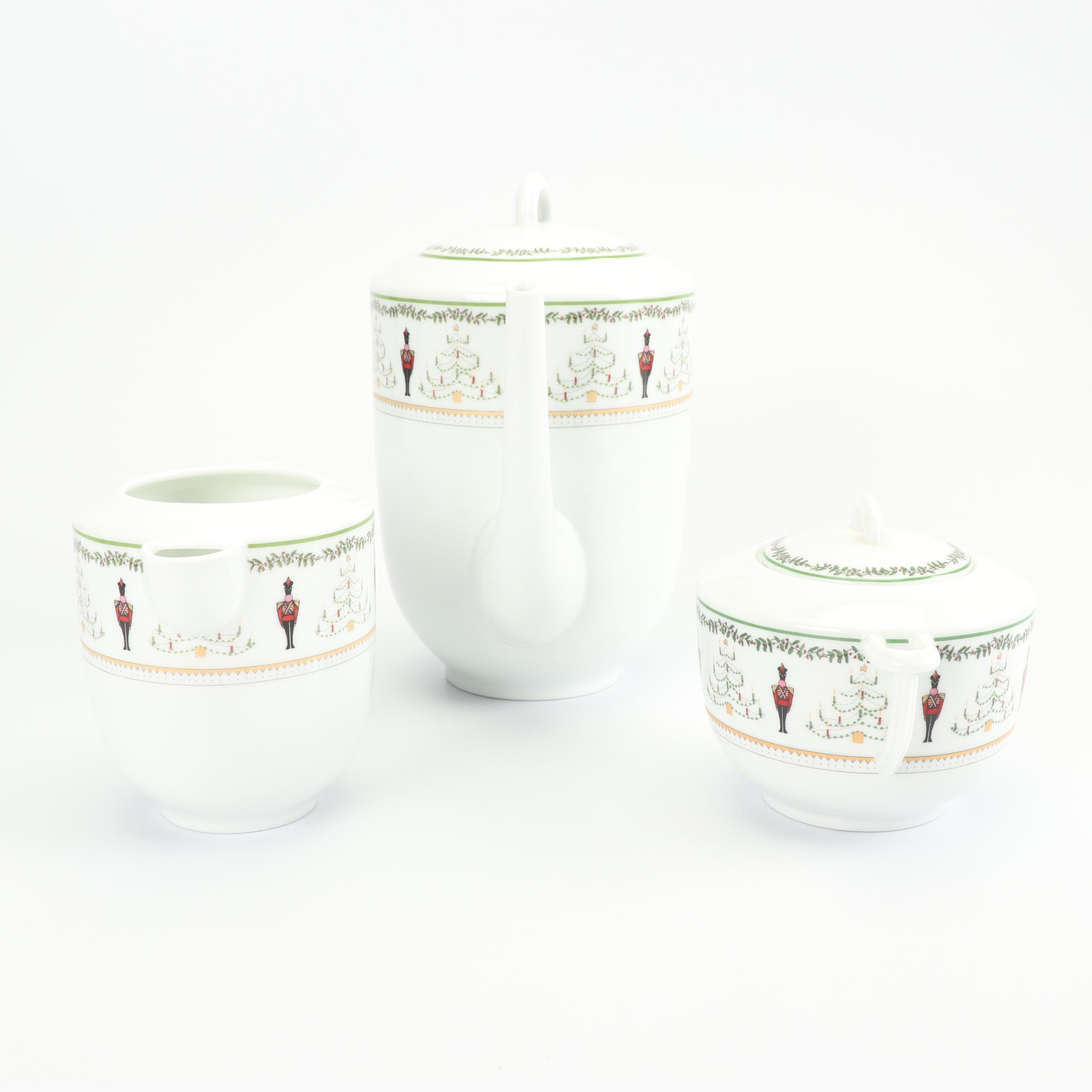 Bernardaud Limoges "Grenadiers" Porcelain Dinnerware and Ornament
