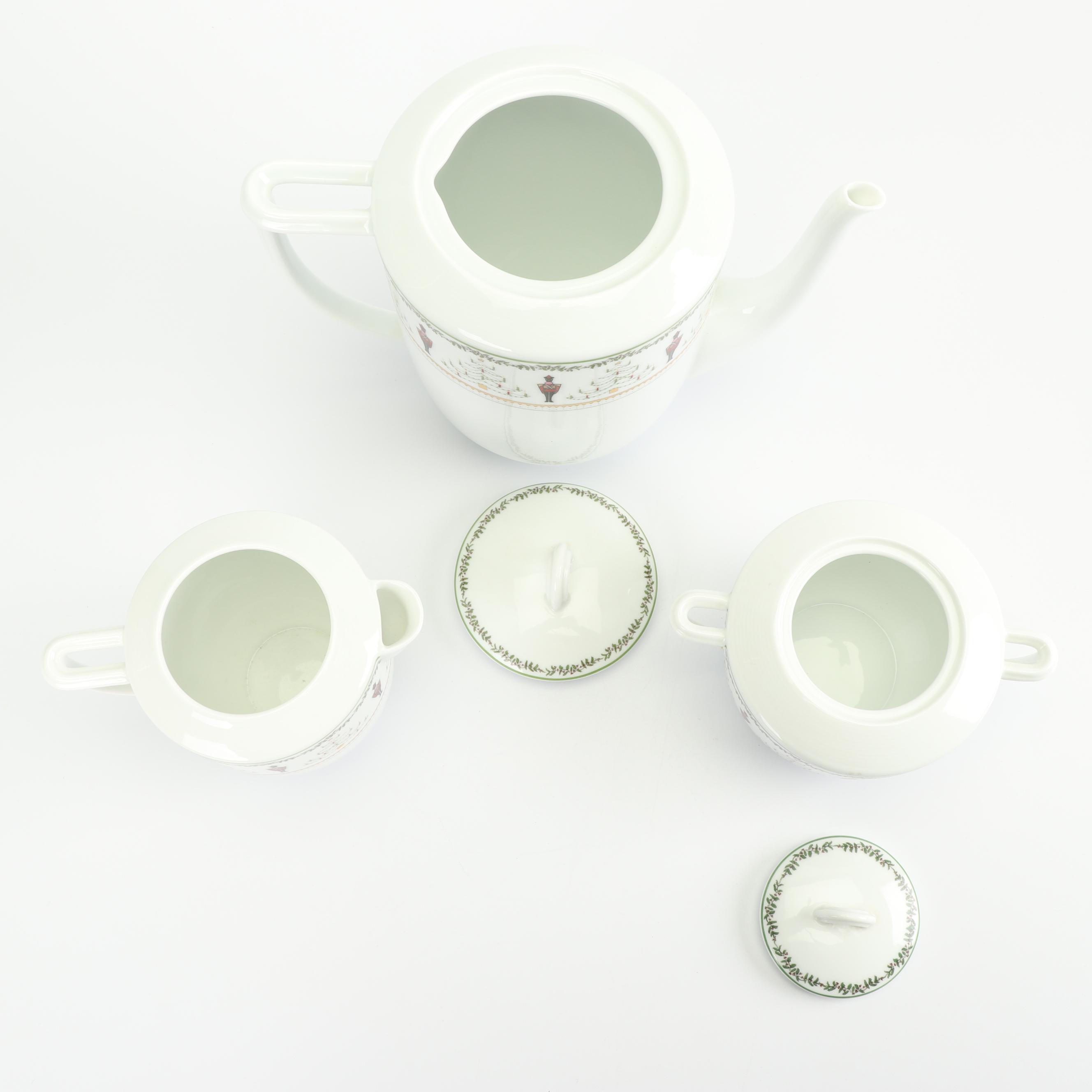 Bernardaud Limoges "Grenadiers" Porcelain Dinnerware and Ornament