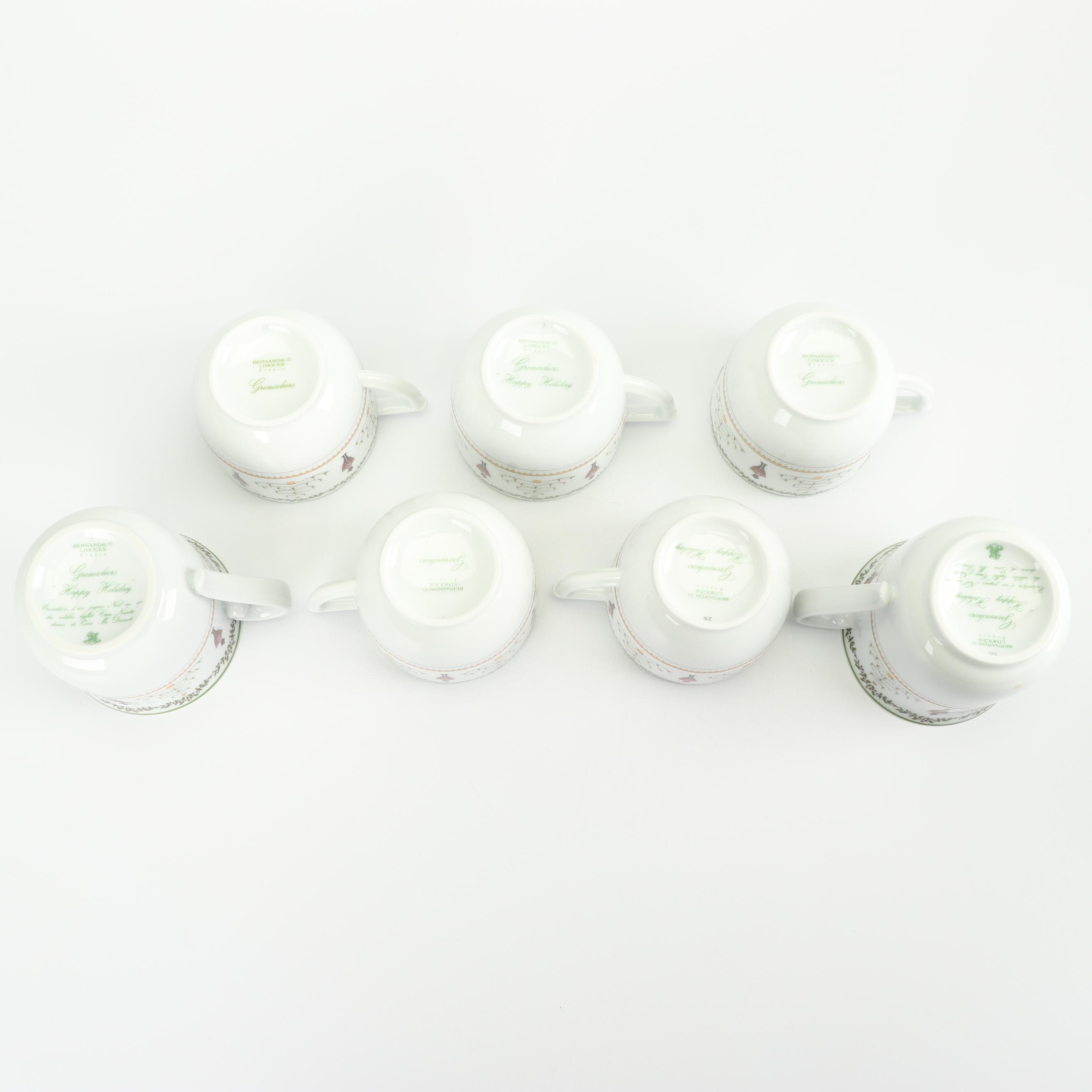 Bernardaud Limoges "Grenadiers" Porcelain Dinnerware and Ornament