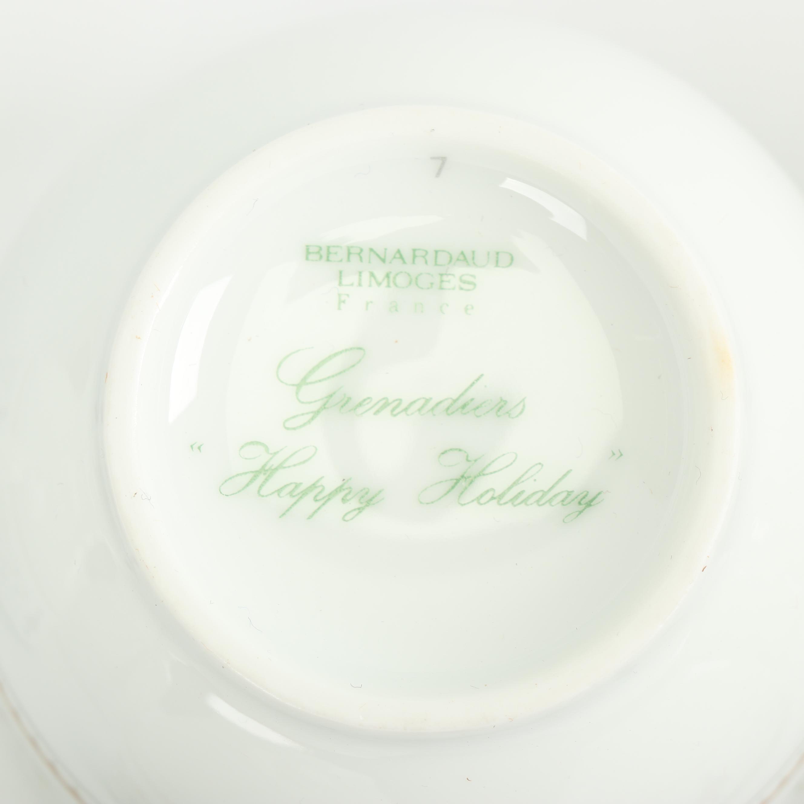Bernardaud Limoges "Grenadiers" Porcelain Dinnerware and Ornament