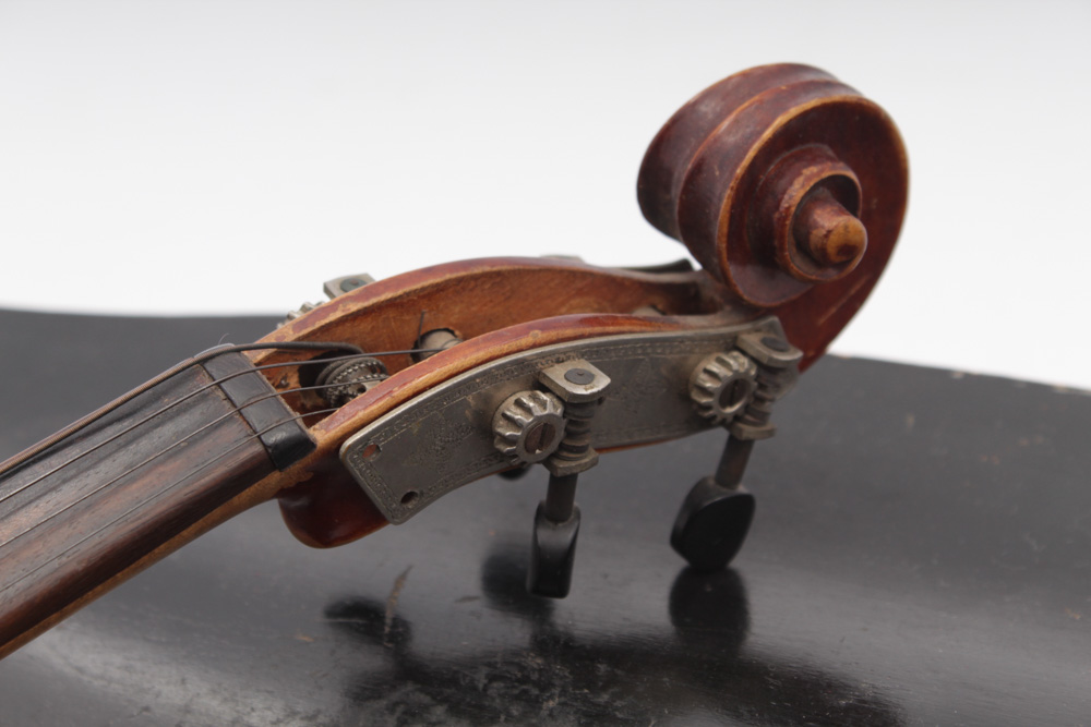 C. 1900 B&J New York Copy of Landolfi 4/4 Violin with Bow and Case