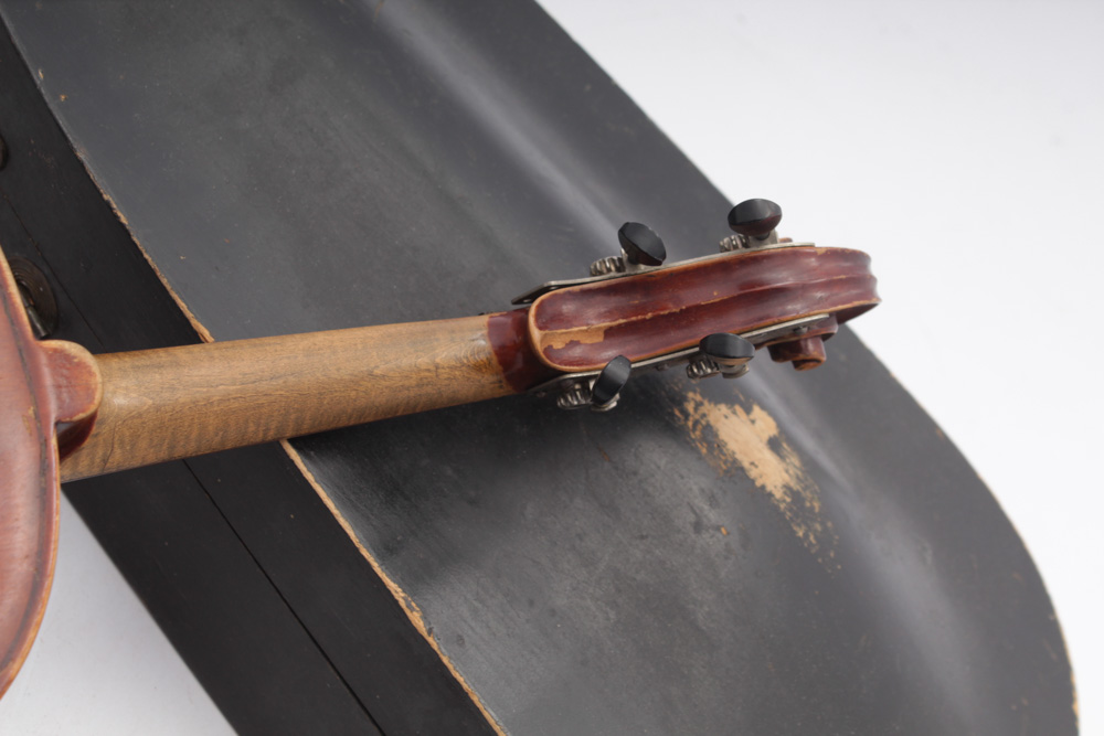 C. 1900 B&J New York Copy of Landolfi 4/4 Violin with Bow and Case