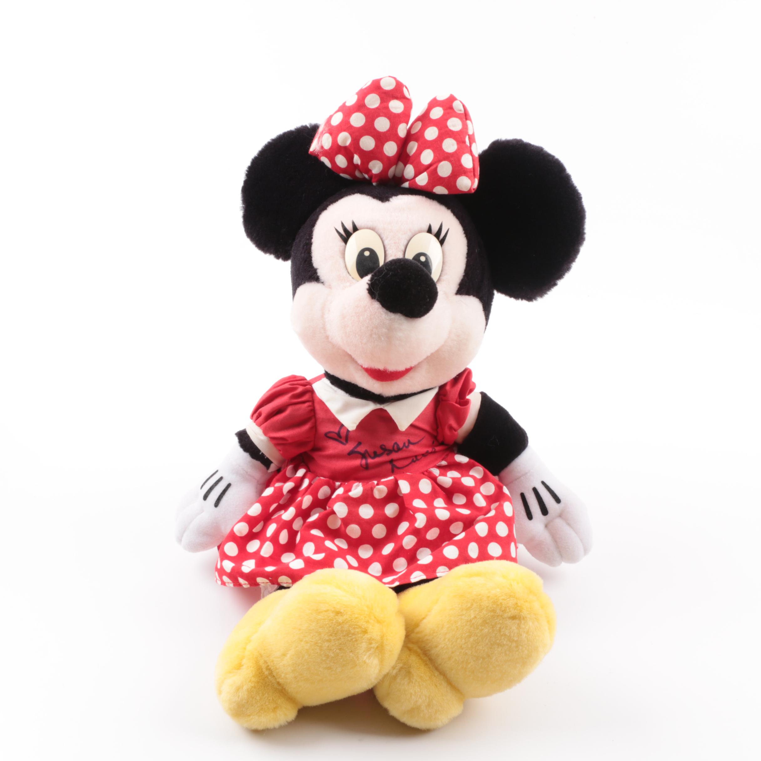 Susan Lucci Signed Disney Minnie Mouse Plush Toy