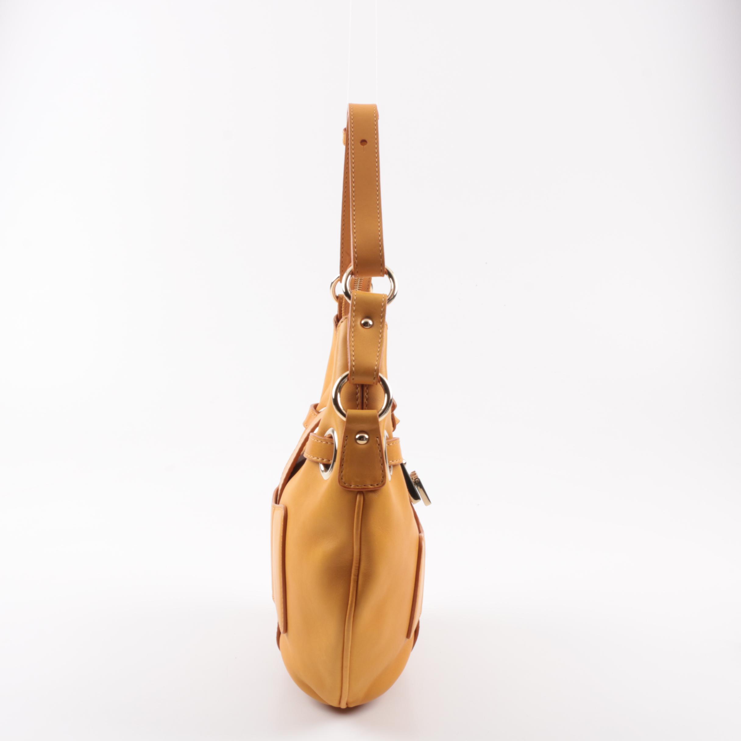 Jimmy Choo Mustard Yellow Leather Purse