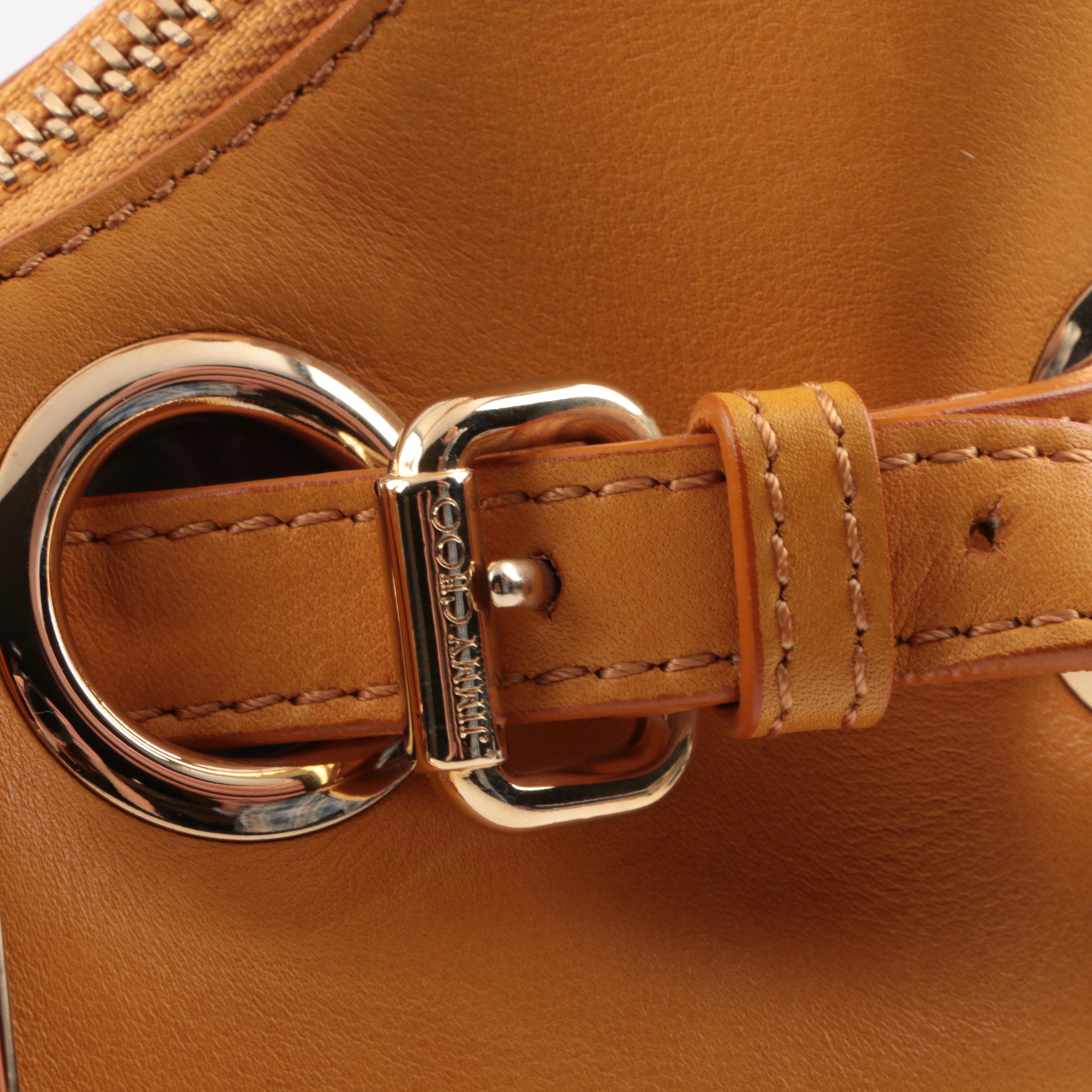 Jimmy Choo Mustard Yellow Leather Purse