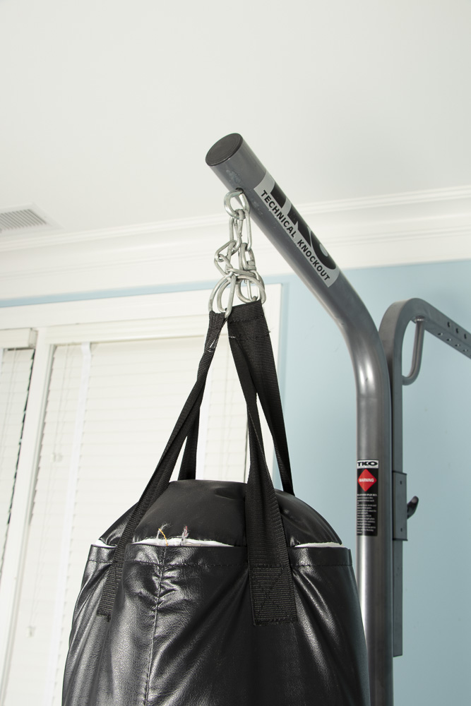 Everlast 100-Year Anniversary Punching Bag with TKO Heavy Bag Stand