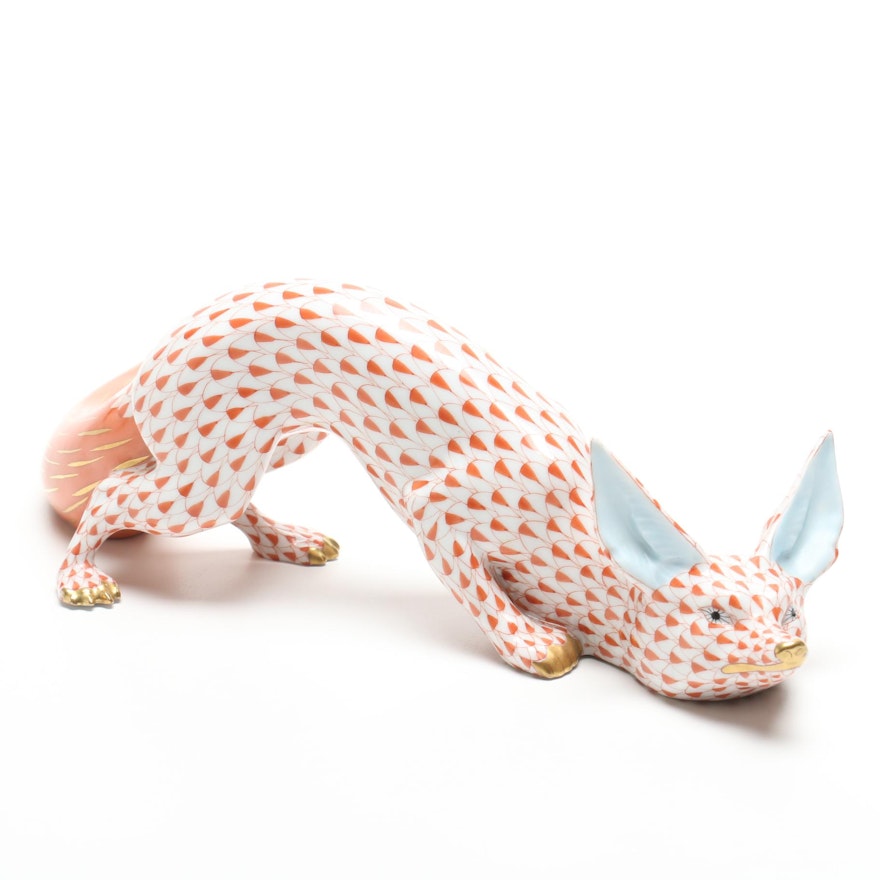 Herend "Sneaky Fox" Figurine