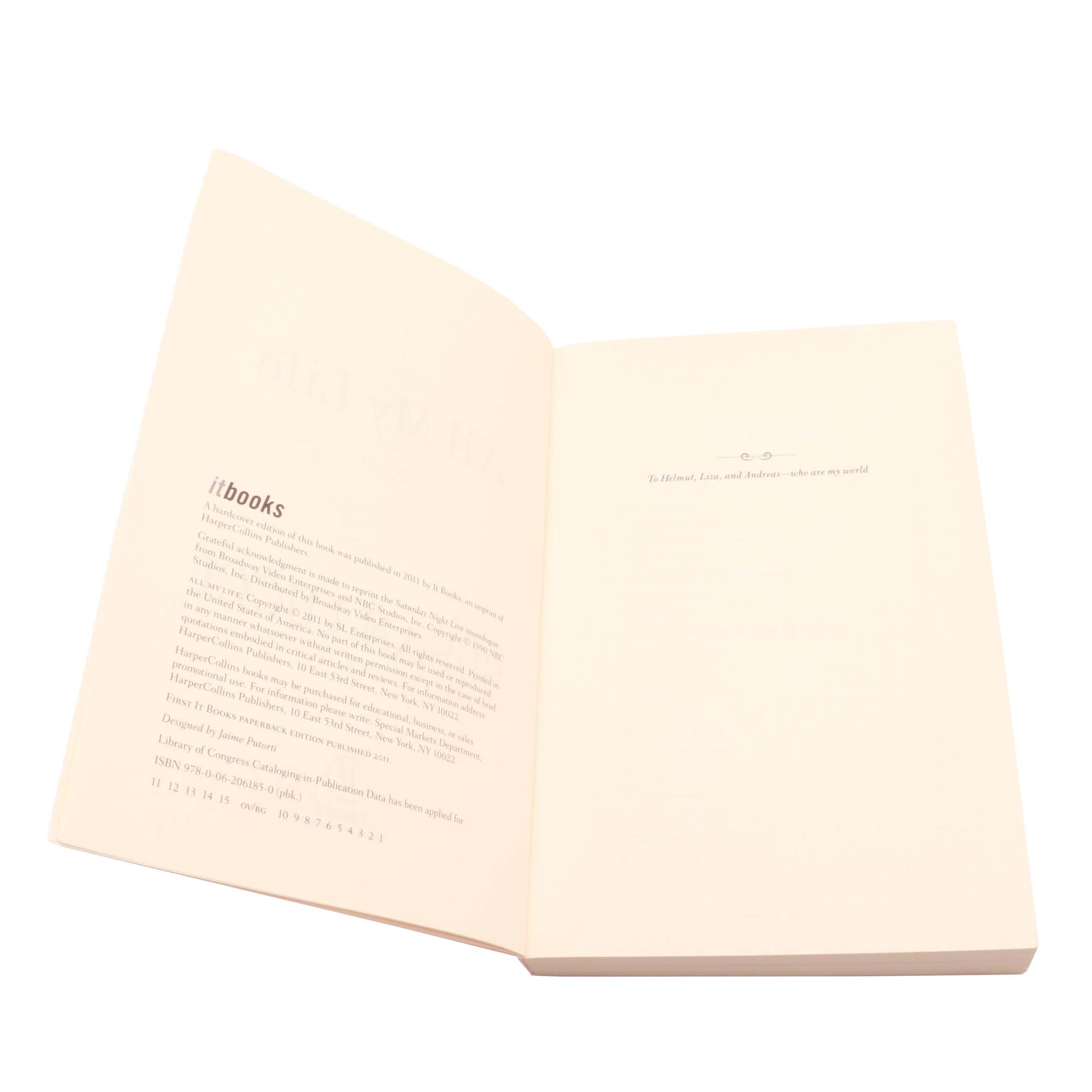 2011 Autographed and Inscribed "All My Life A Memoir " by Susan Lucci