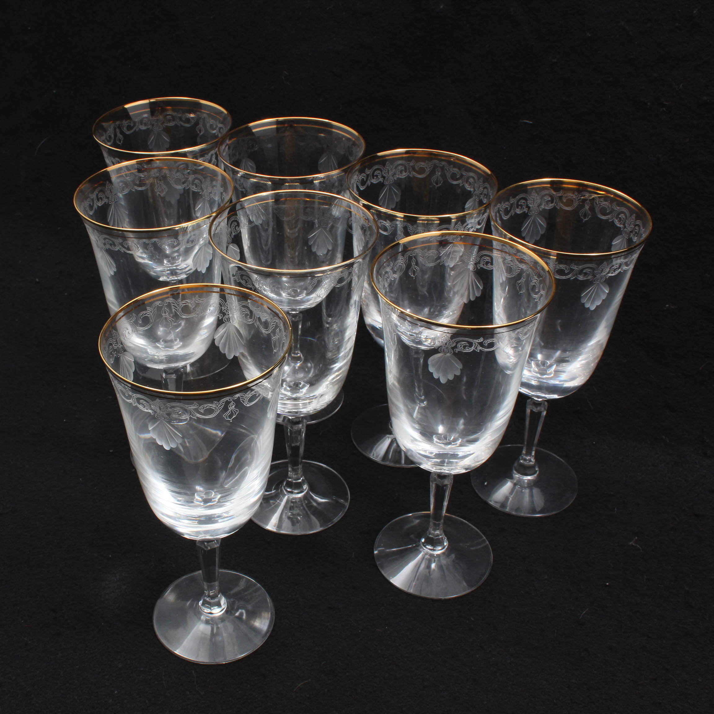 Lenox  "Classic Shell" Crystal Iced Tea Glasses