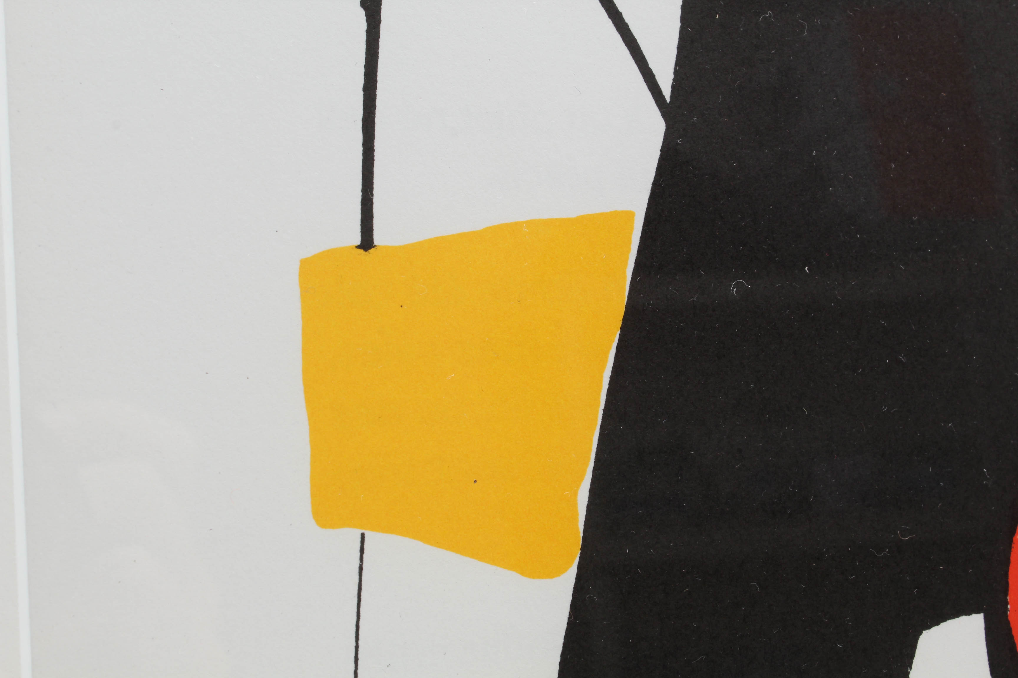 Alexander Calder Color Lithograph for "Derriere le Miroir"