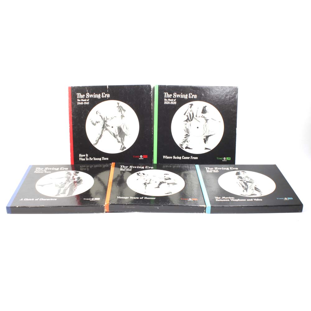 Collection of Time Life Records "The Swing Era" Box Sets