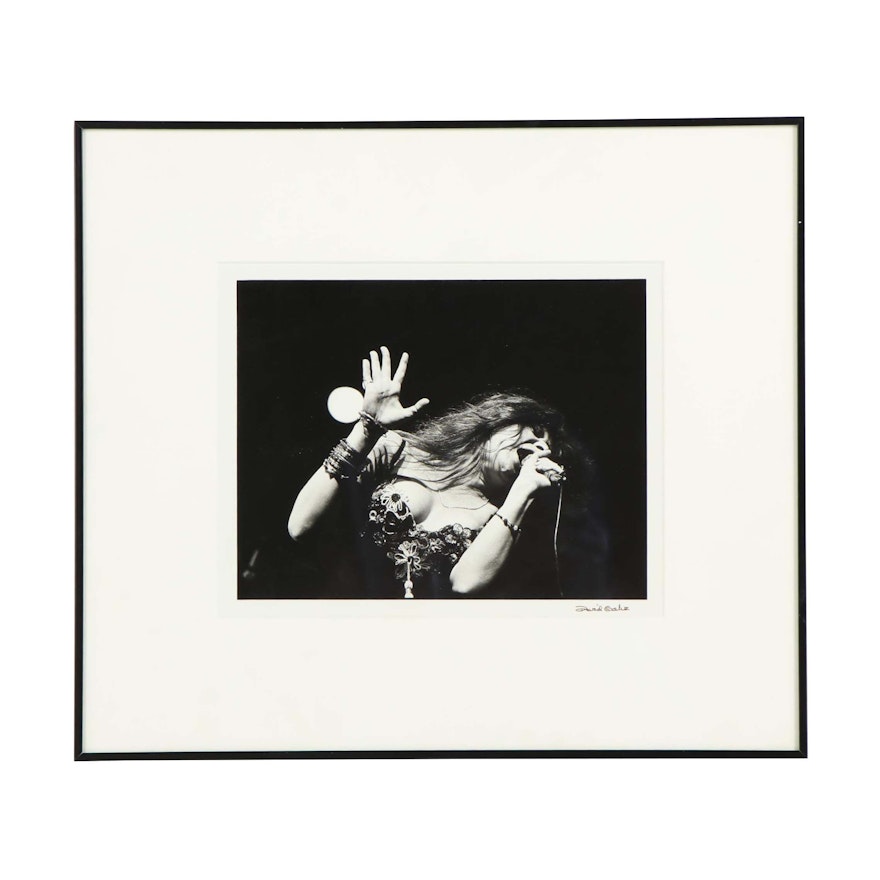 David Gahr Silver Print of Janis Joplin