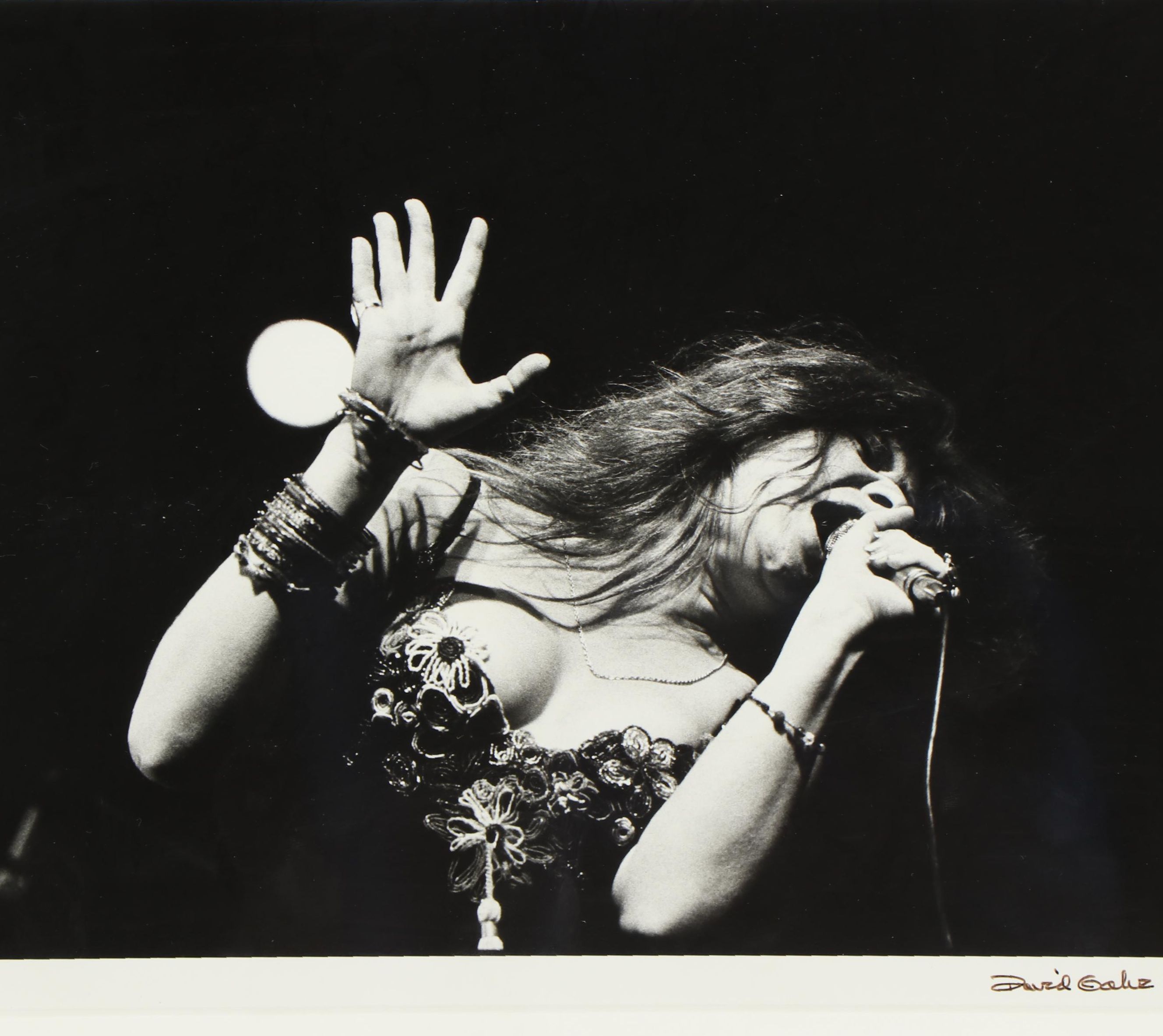 David Gahr Silver Print of Janis Joplin