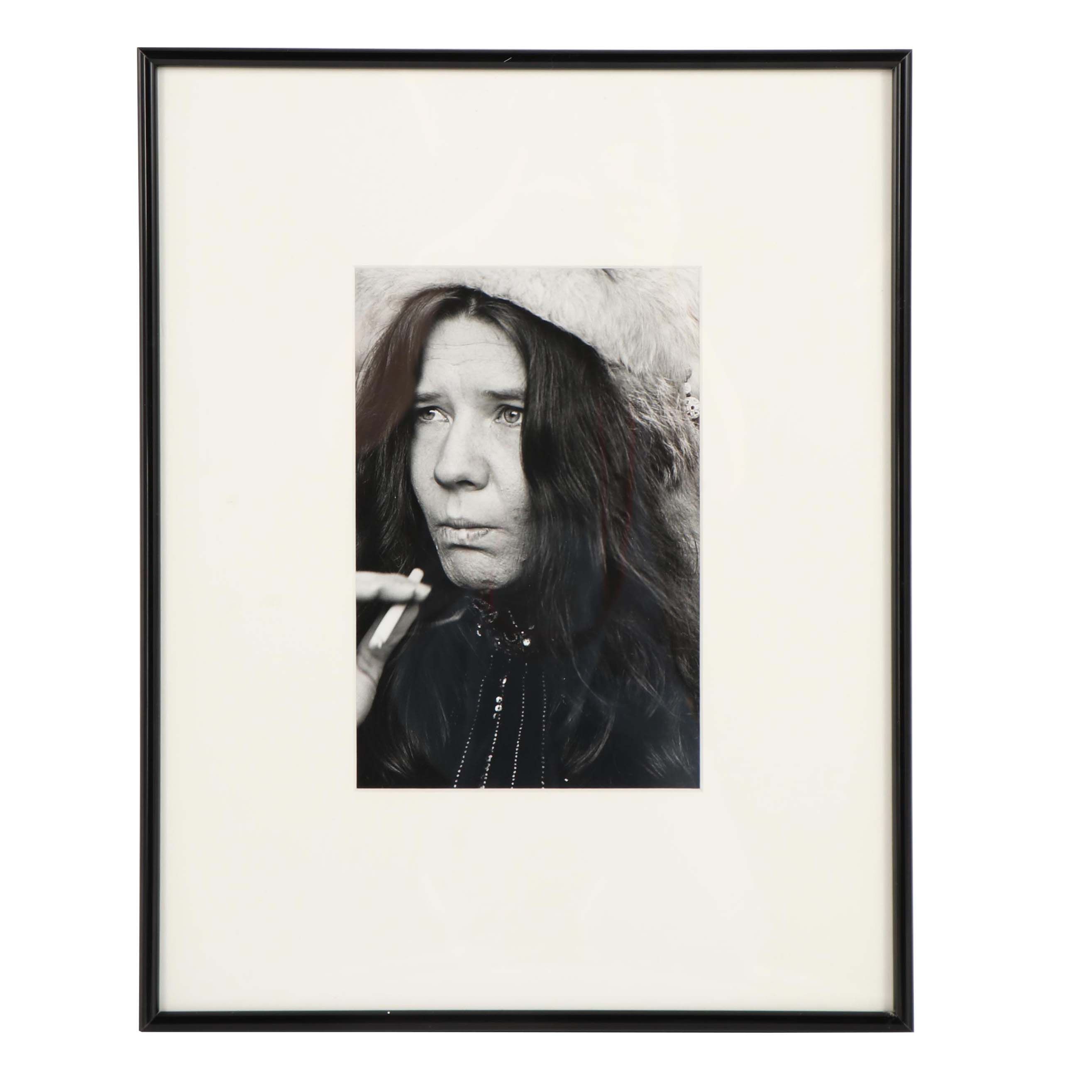 Linda McCartney Silver Print of Janis Joplin