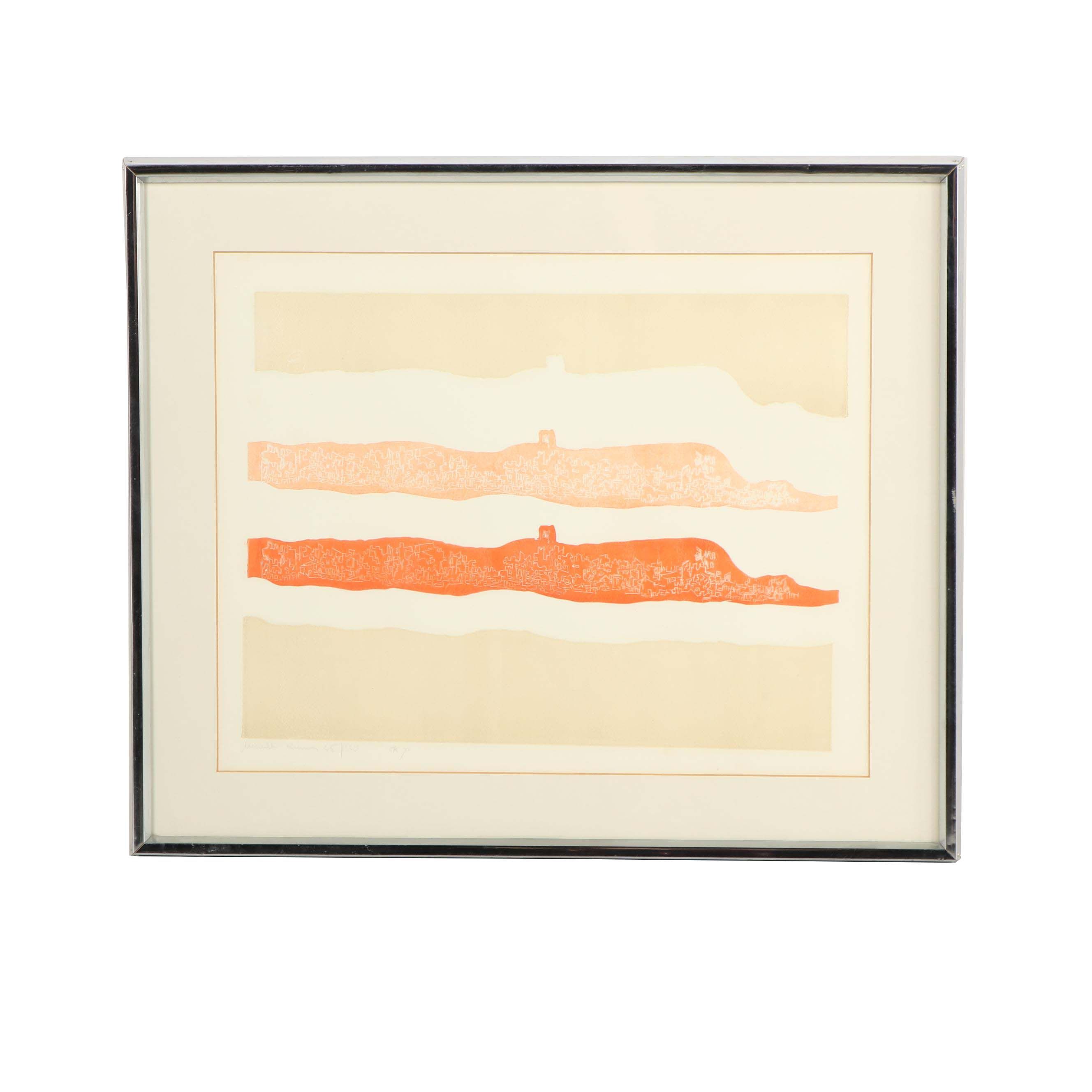 Mirielle Kramer Limited Edition Color Lithograph