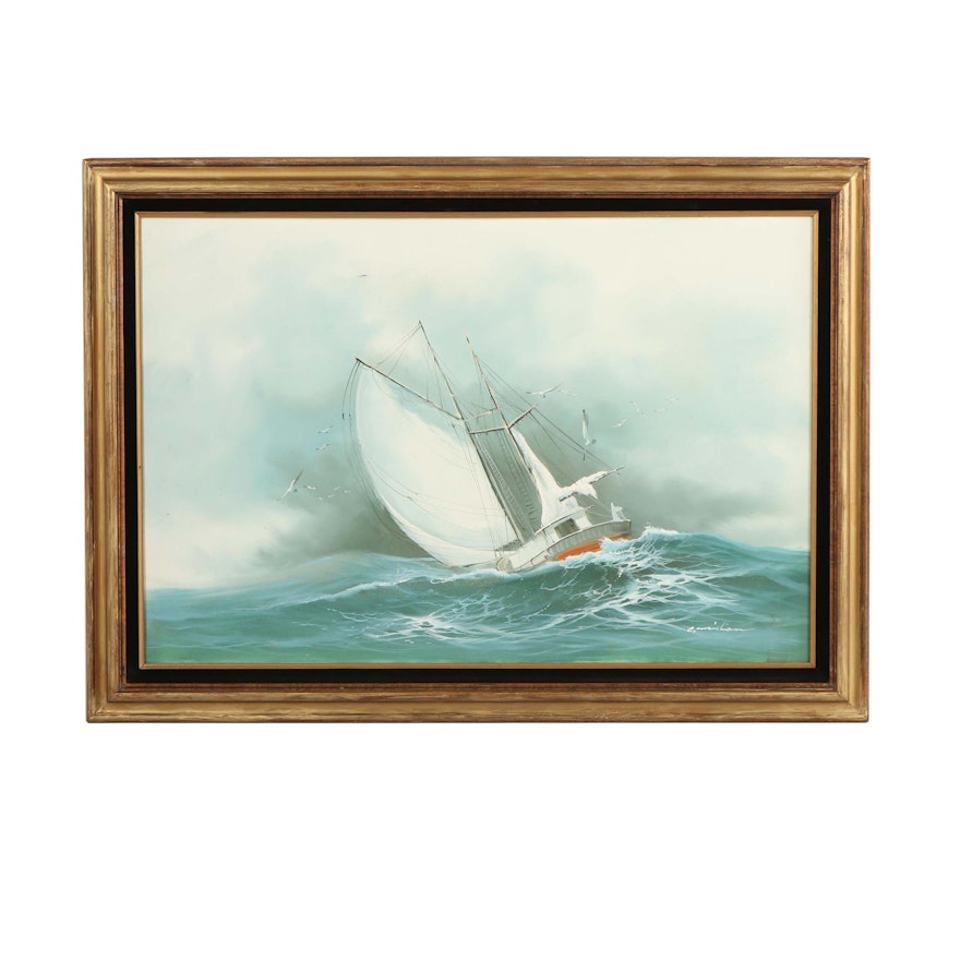 Nautical Oil Painting