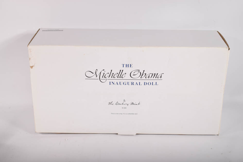 The Danbury Mint Michelle Obama "Inaugural" Collector's Doll