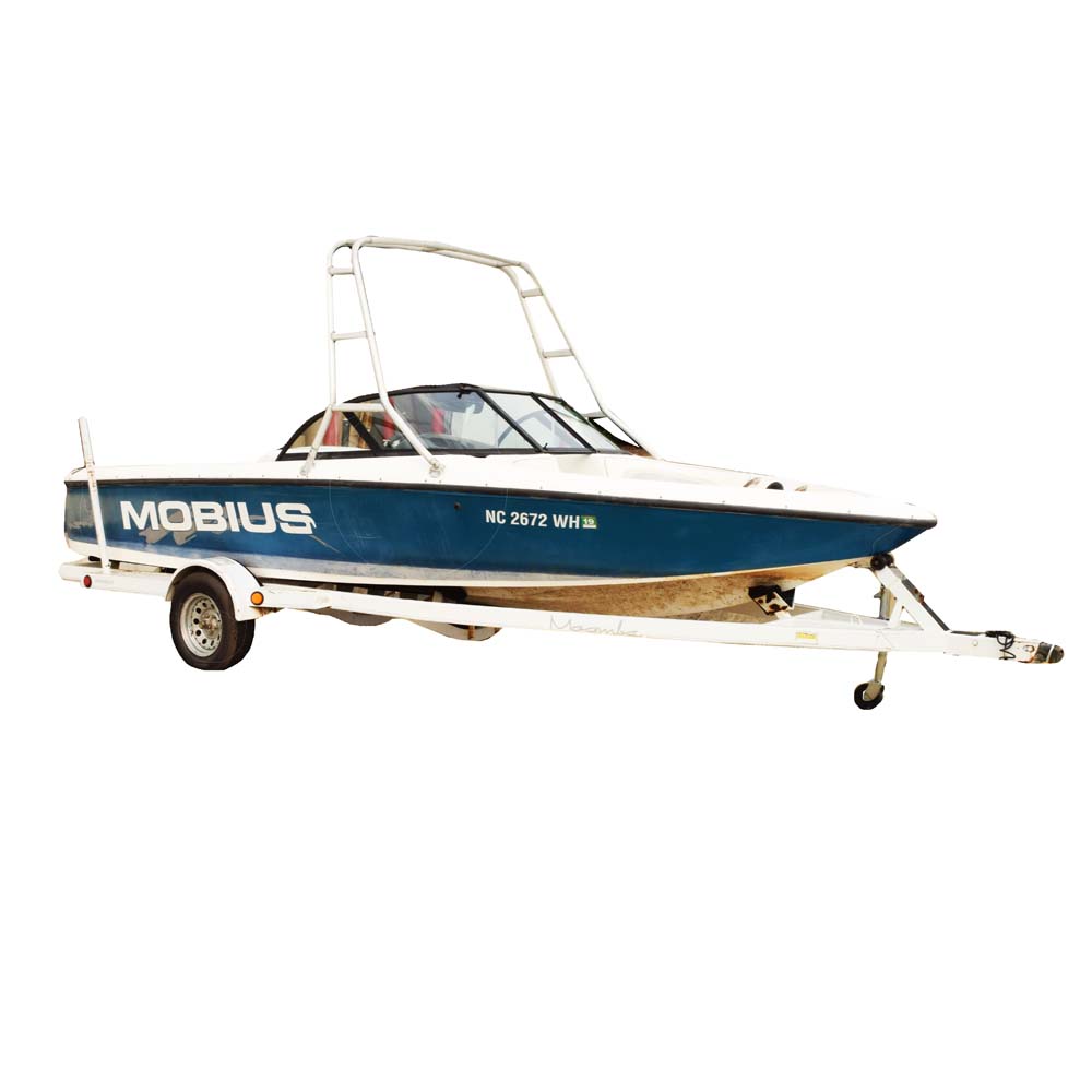 1999 Moomba Mobius 21-Foot Ski Boat and Boatmate Trailer