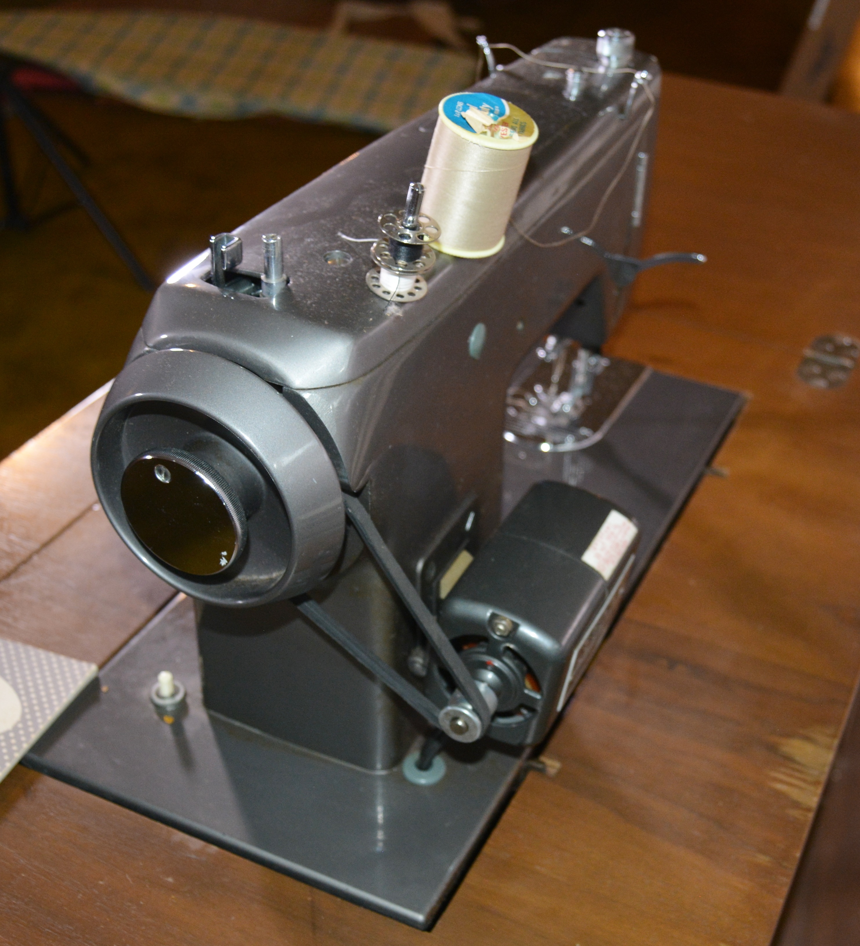 Vintage Sears Kenmore Sewing Machine and Sewing Cabinet