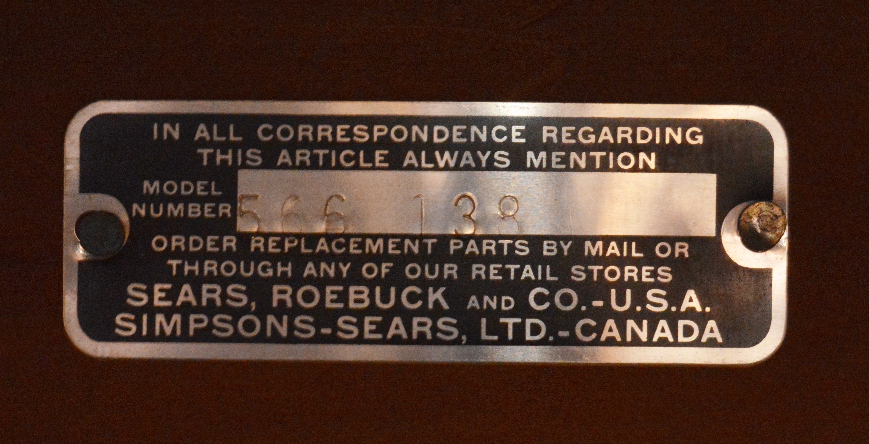 Vintage Sears Kenmore Sewing Machine and Sewing Cabinet