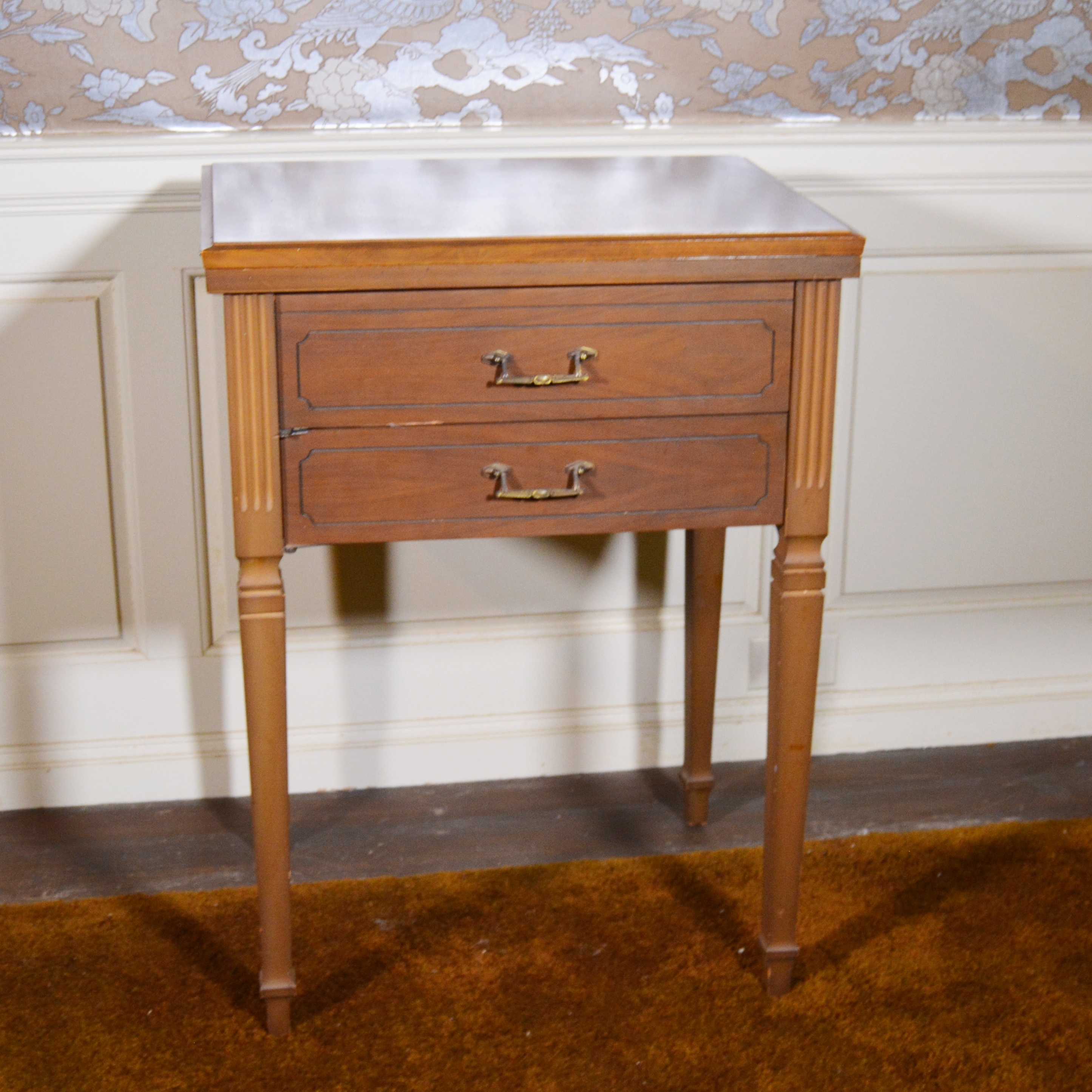 Vintage Sears Kenmore Sewing Machine and Sewing Cabinet