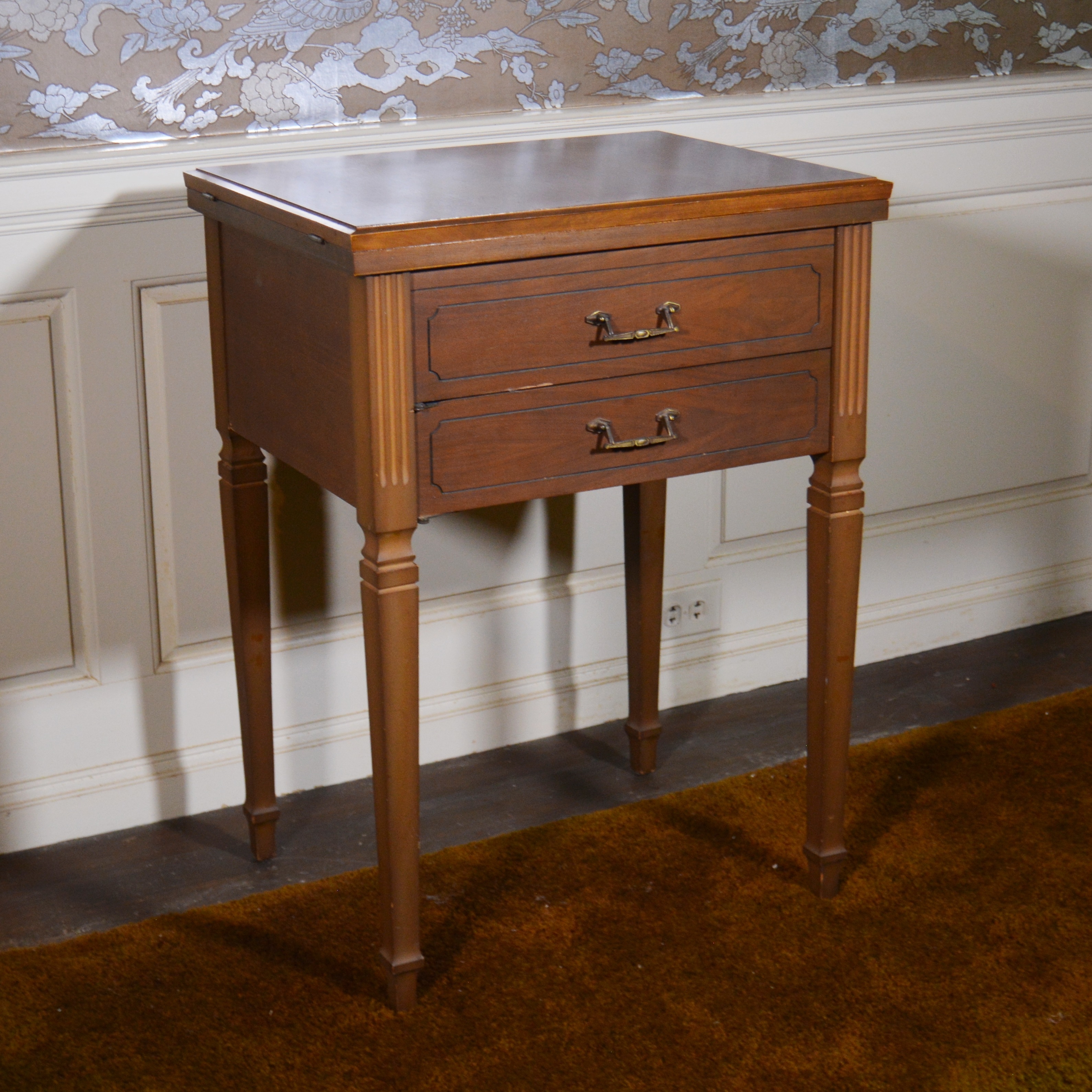 Vintage Sears Kenmore Sewing Machine and Sewing Cabinet