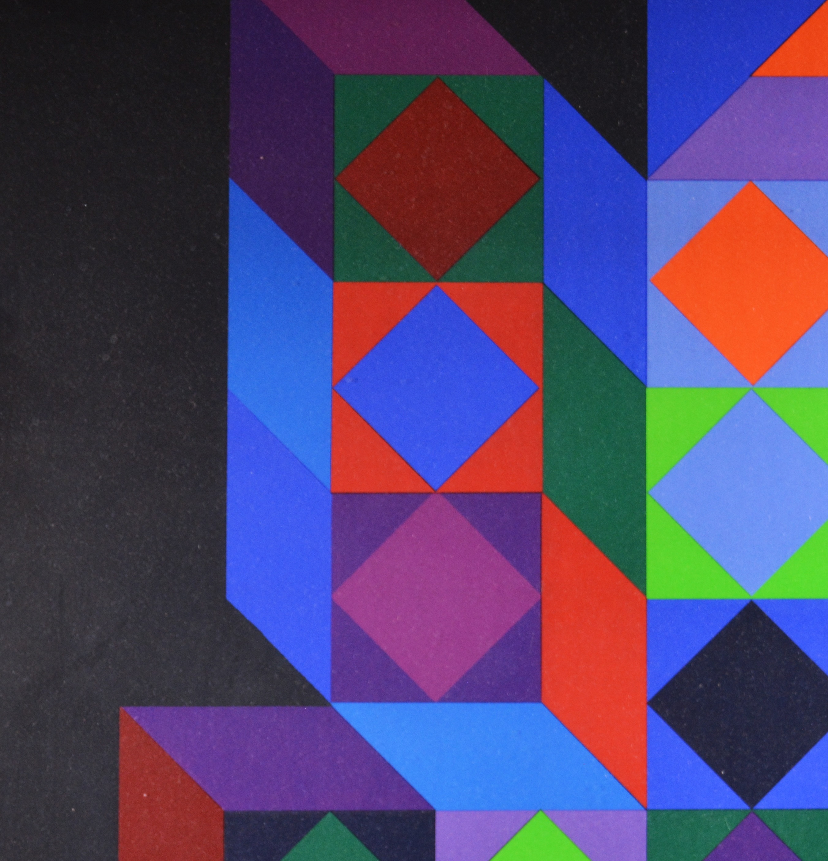 Victor Vasarely Poster for 1972 Olympics, Munich