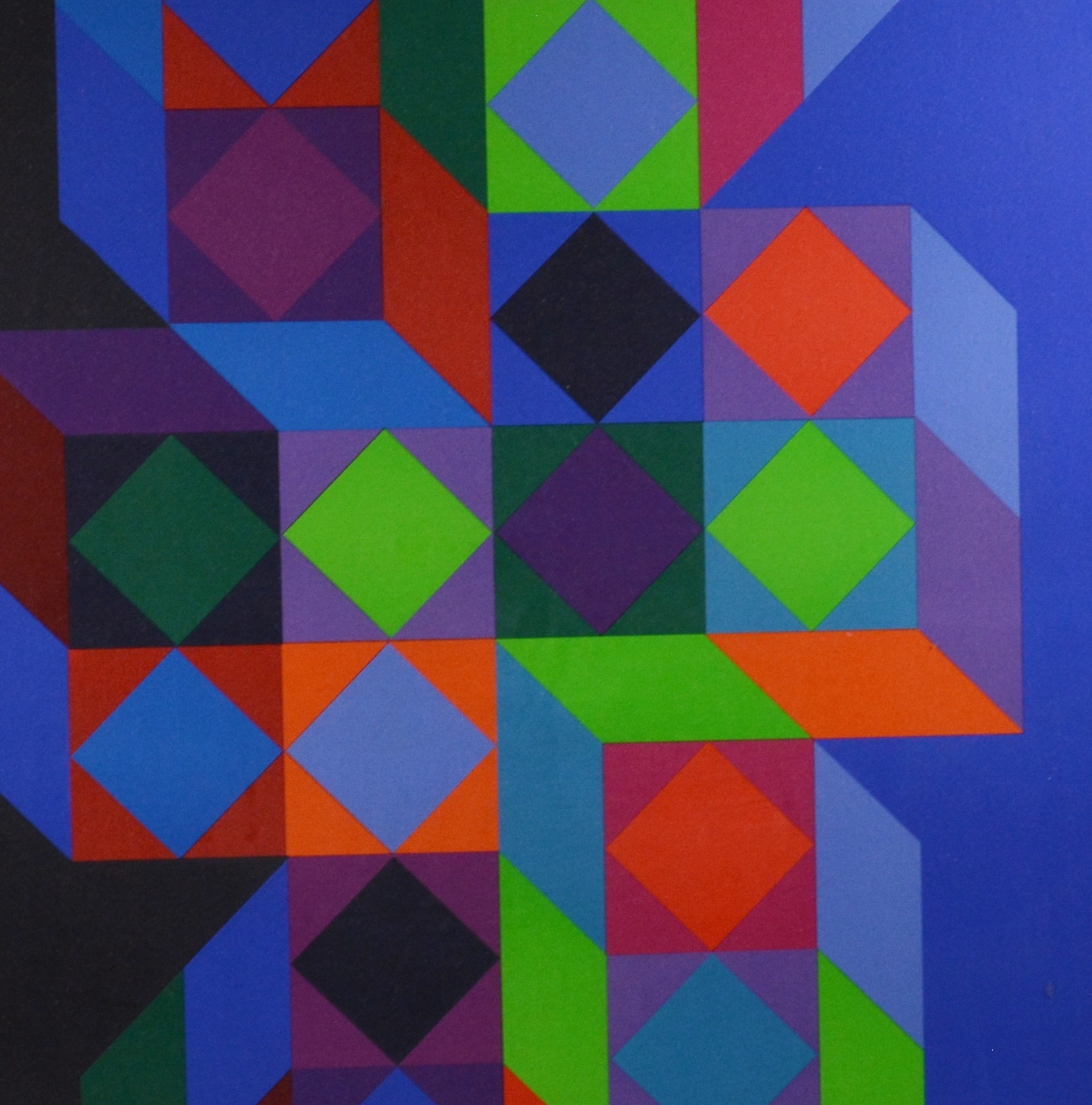 Victor Vasarely Poster for 1972 Olympics, Munich