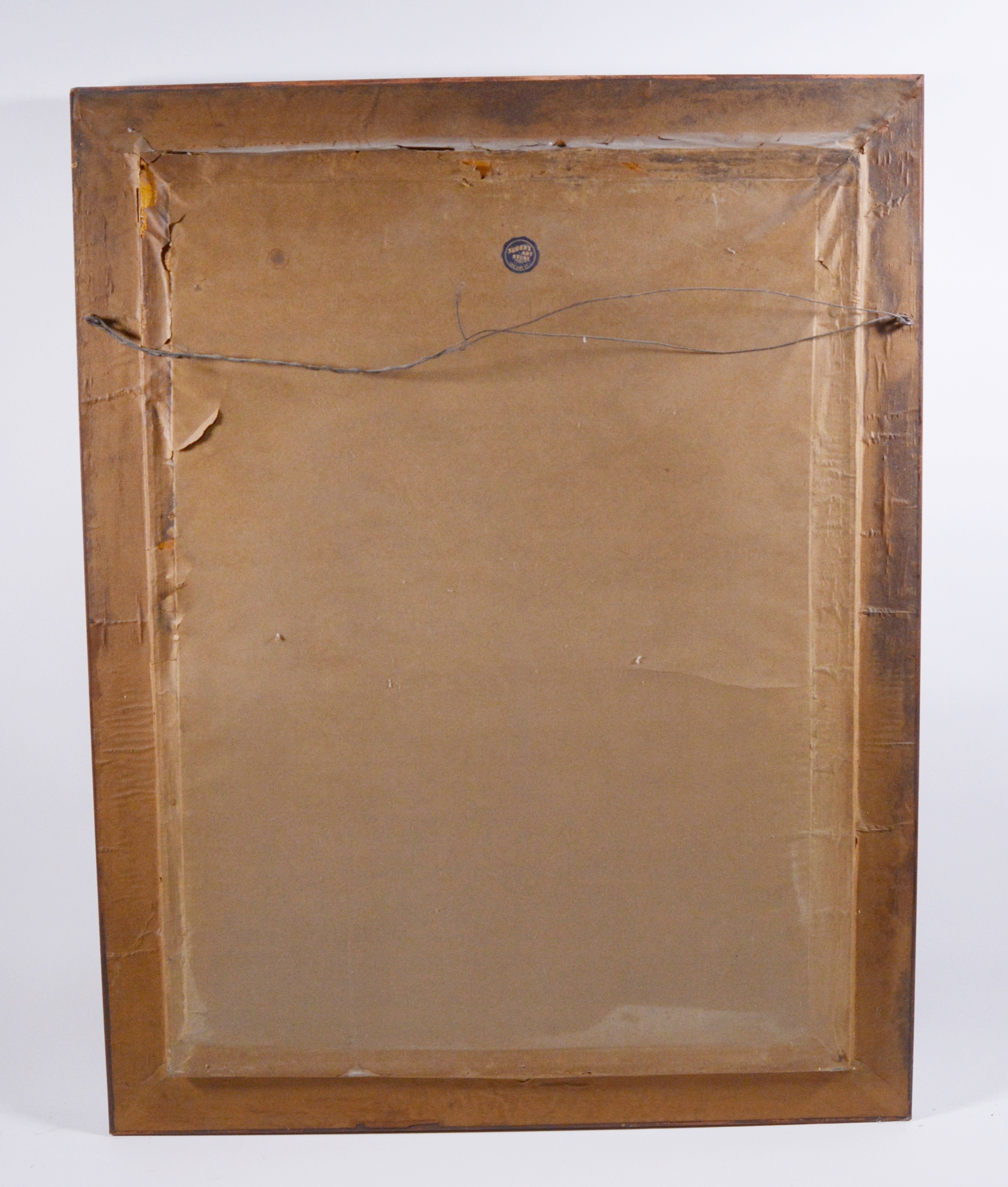 Rudolf Tschudi Oil Painting of Tree Lined Walking Path