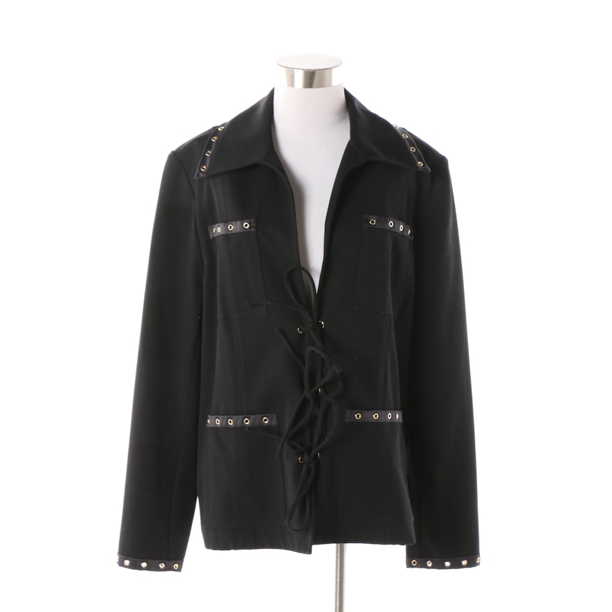 Women's St. John Sport by Marie Gray Black Jacket