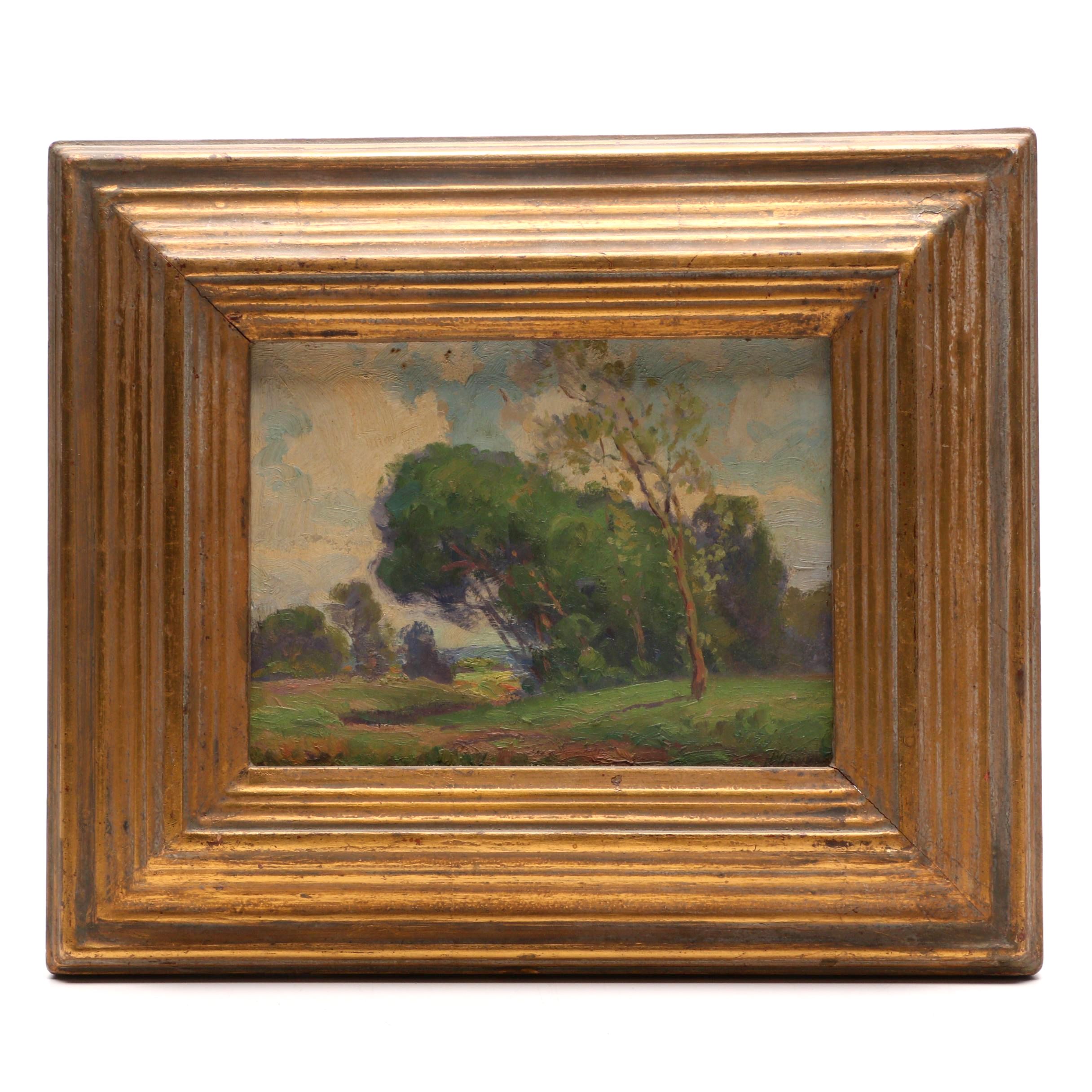 Alla Prima Landscape Oil Painting