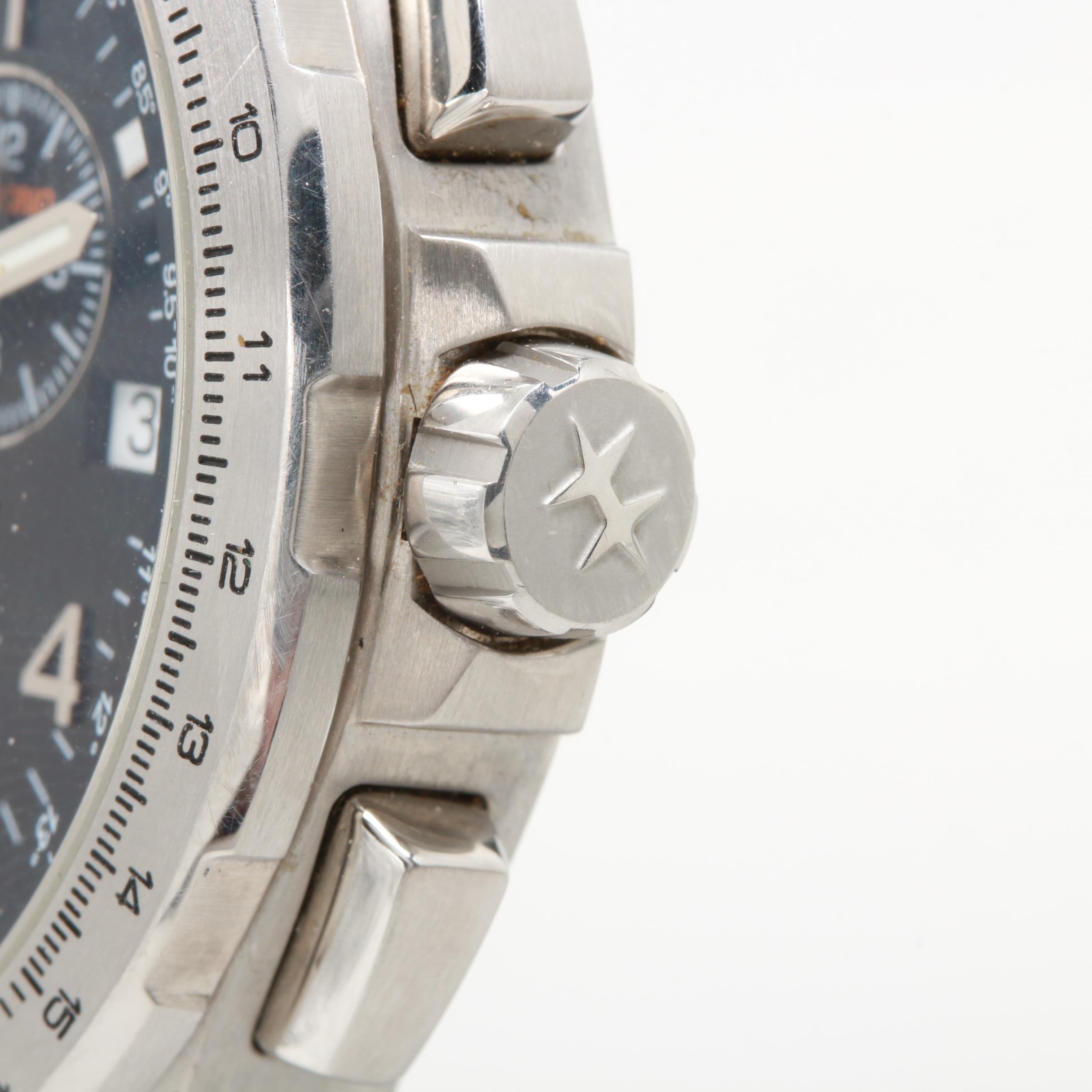 Hamilton Khaki X-Wind GMT Chronograph Stainless Steel Watch