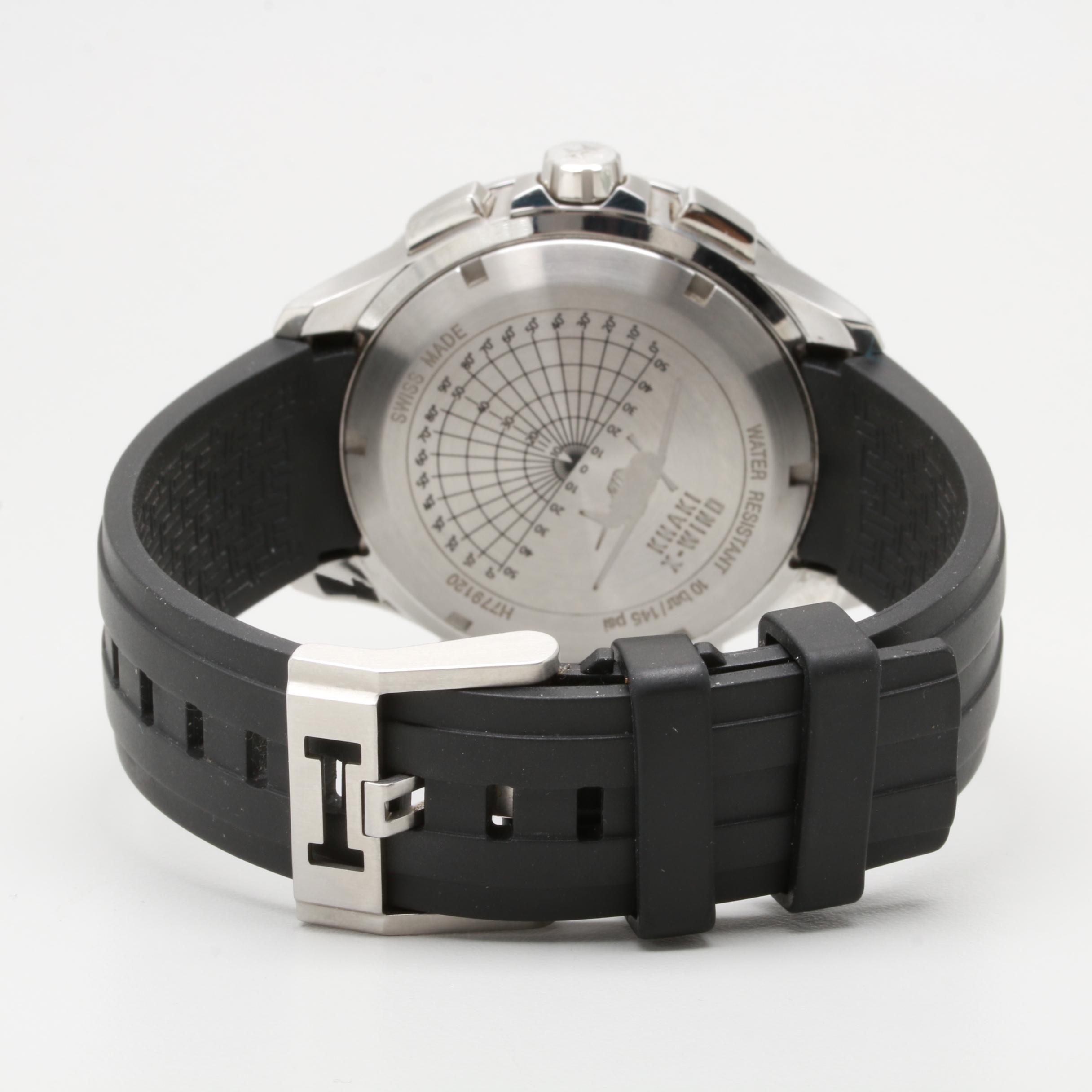 Hamilton Khaki X-Wind GMT Chronograph Stainless Steel Watch