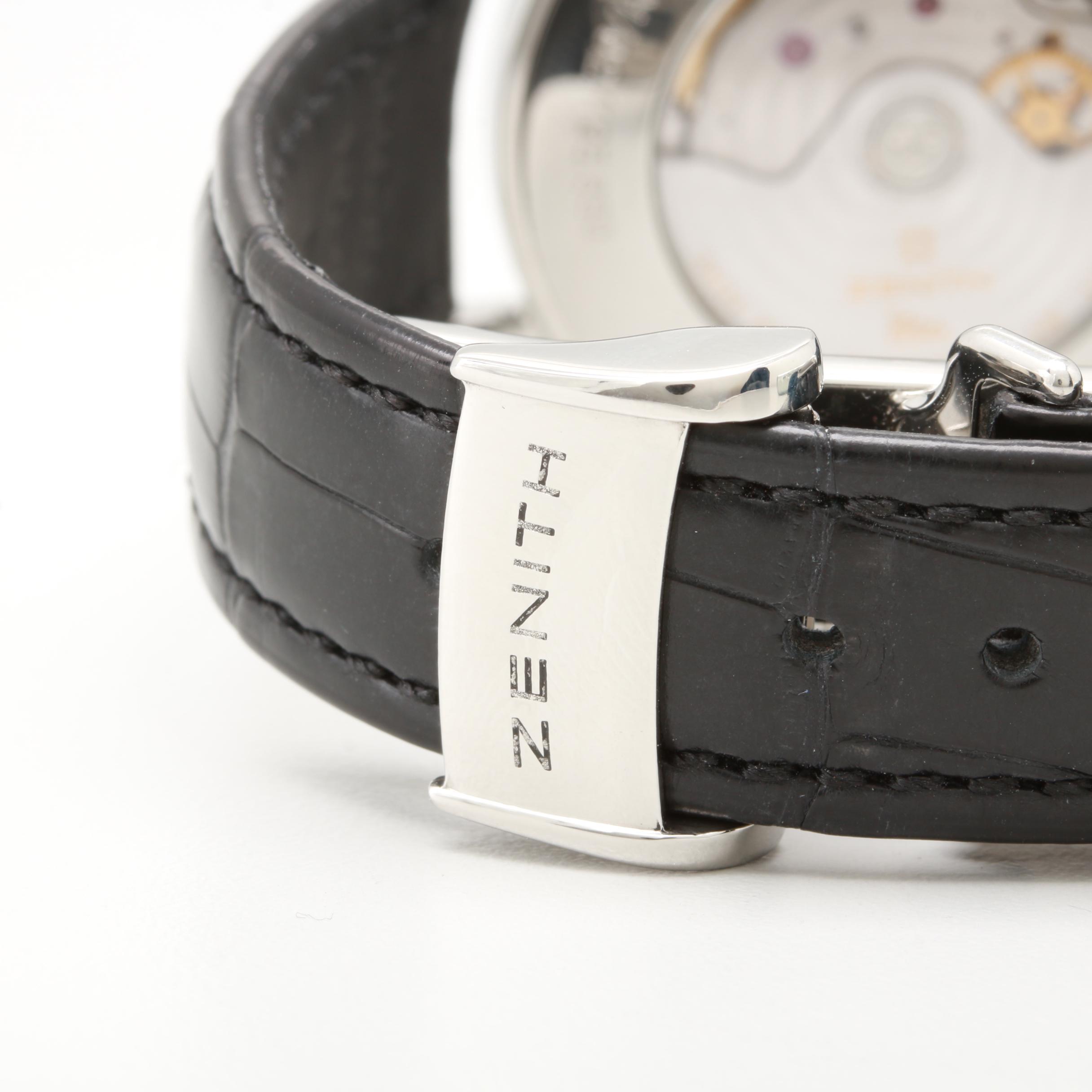 Zenith Class Elite Date 37mm Automatic Stainless Steel Watch