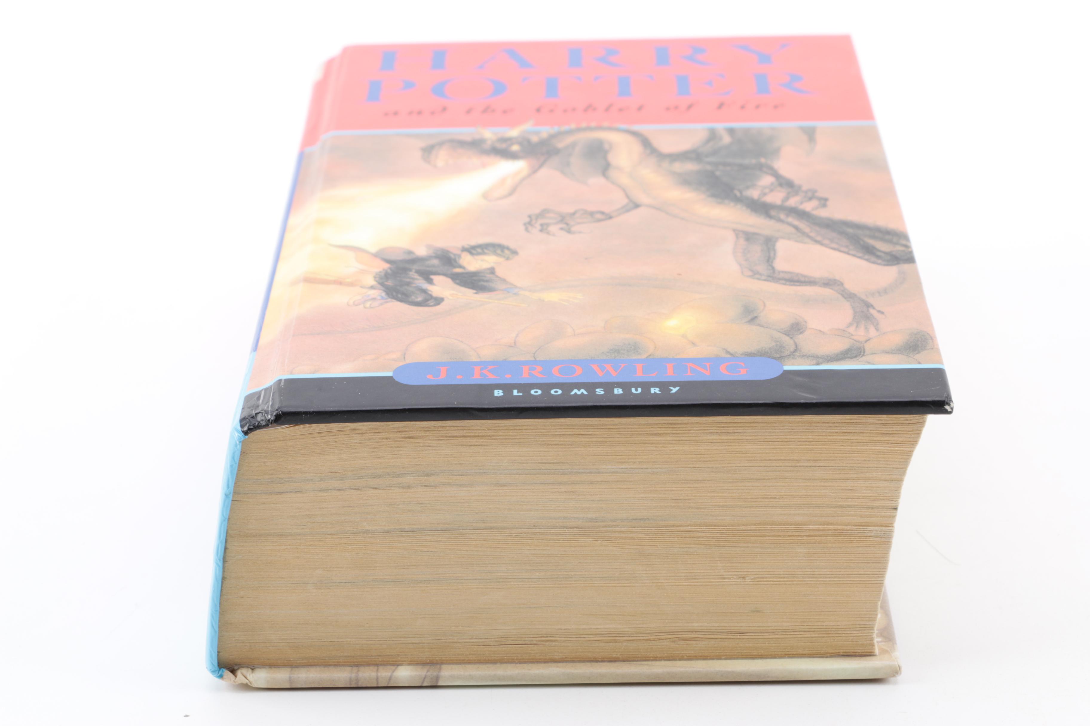 First UK Edition "Harry Potter and the Goblet of Fire" by J.K. Rowling