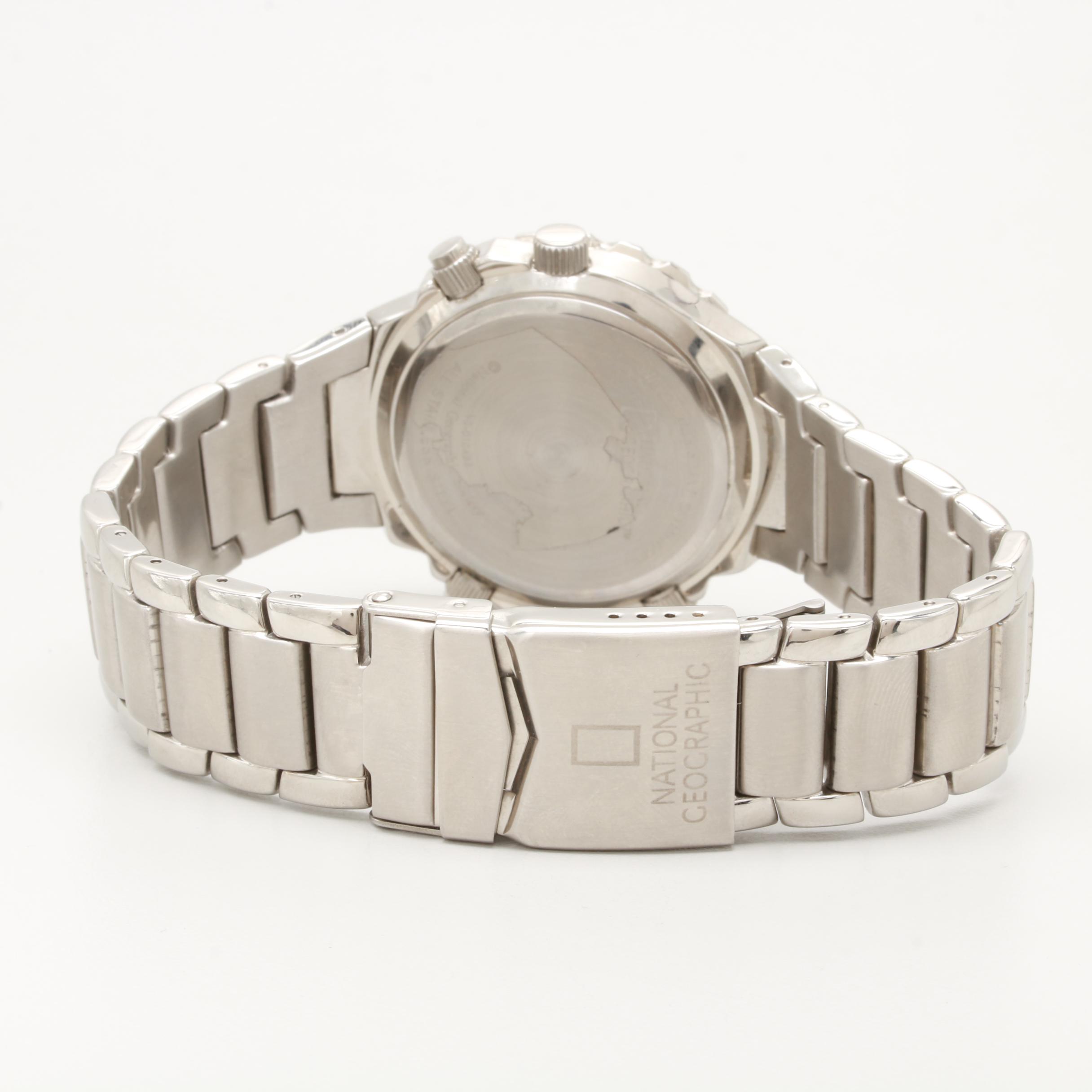 National Geographic Stainless Steel Quartz Watch