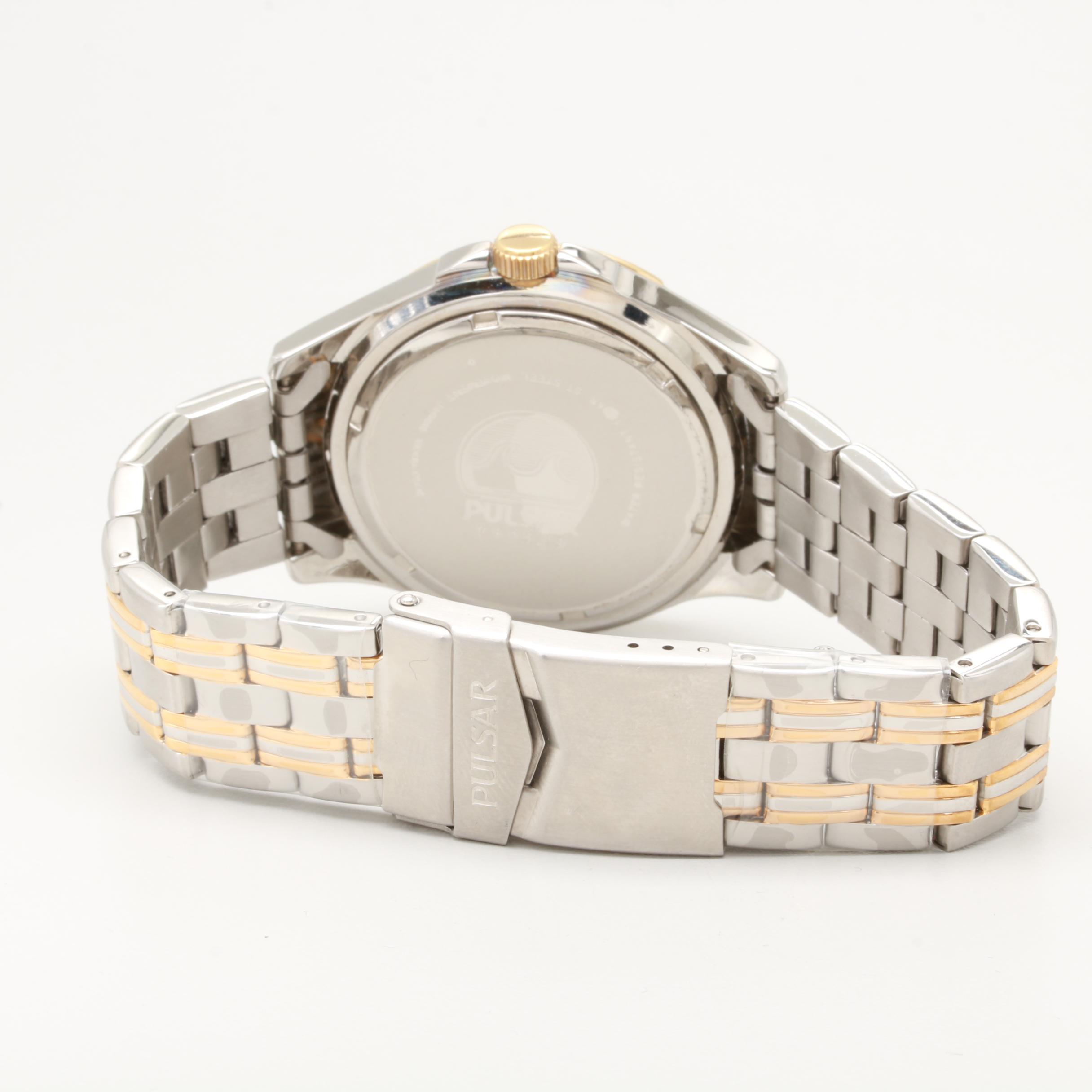 Pulsar Stainless Steel Water Resistant Watch