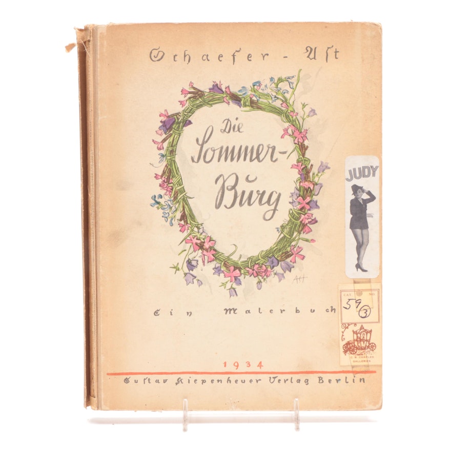 Ex-Libris Judy Garland "Die Sommerburg" by Albert Schaefer-Ast