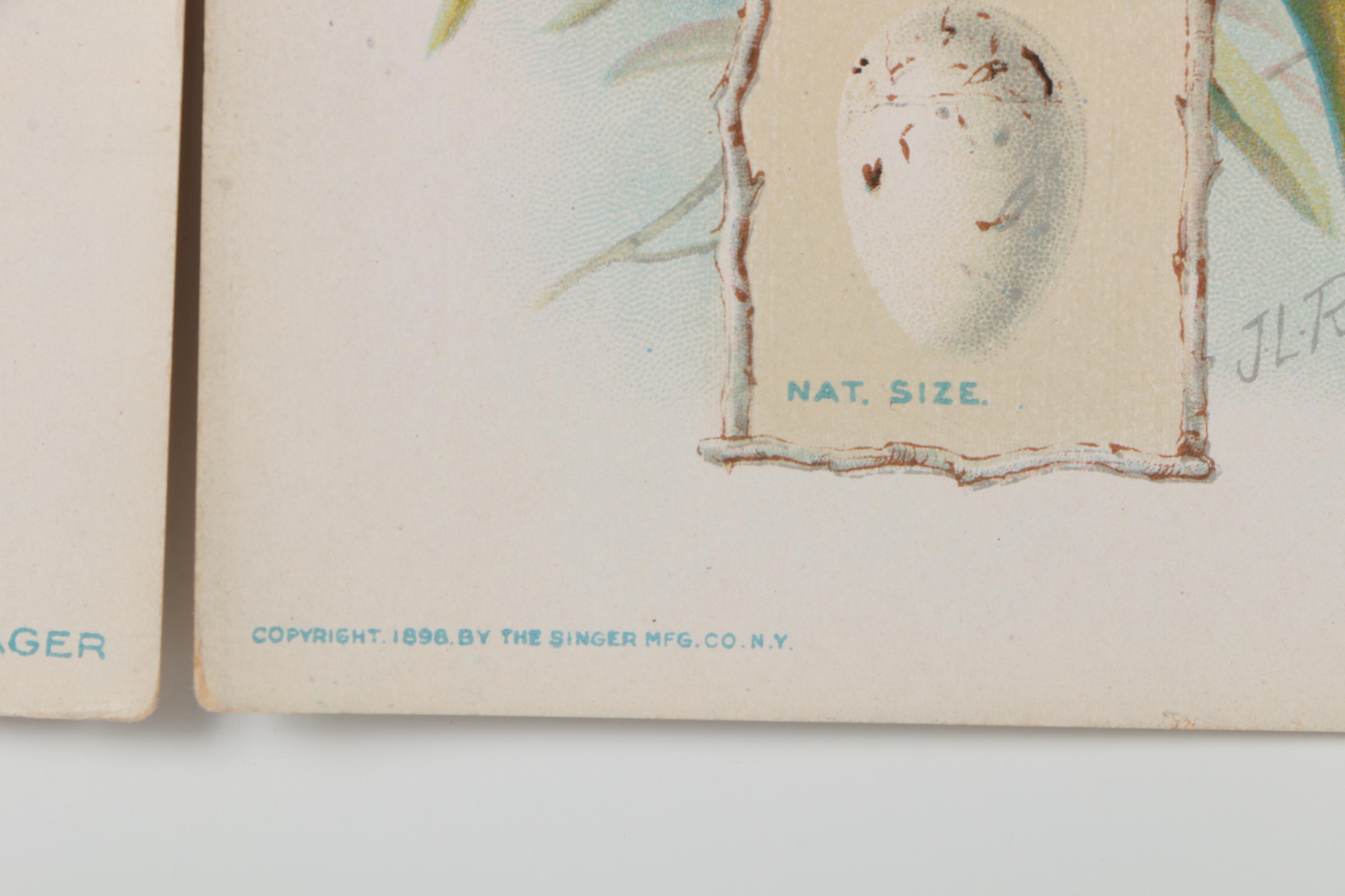 Chromolithographs from "The American Singer Series"