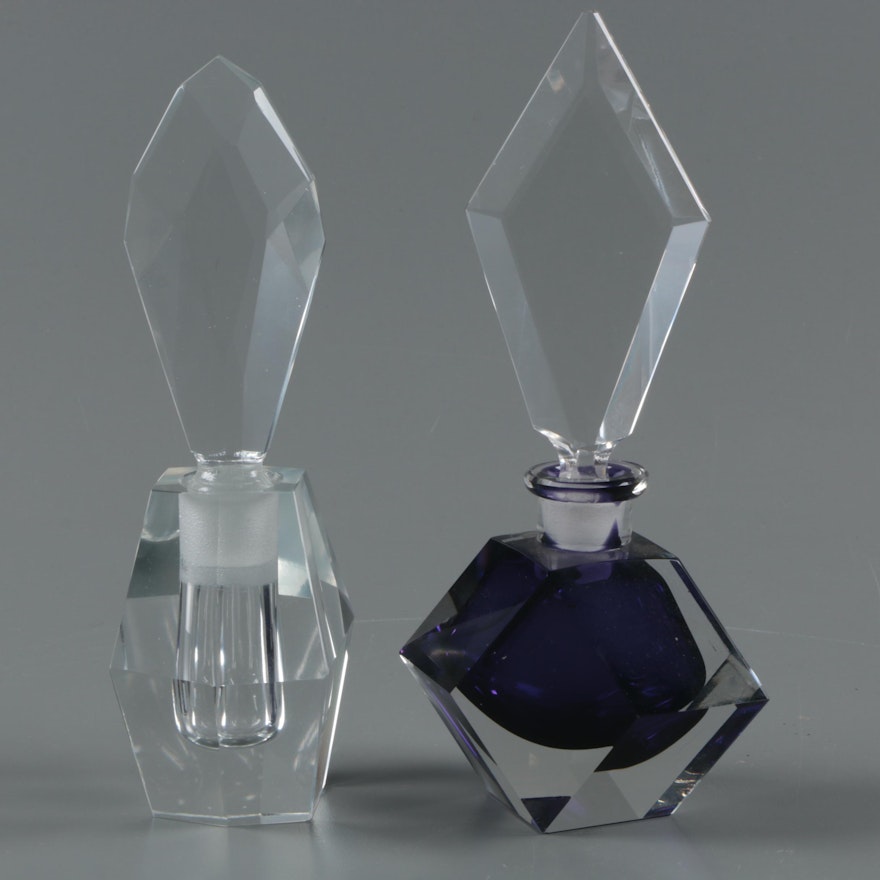 Geometrical Glass Perfume Bottles