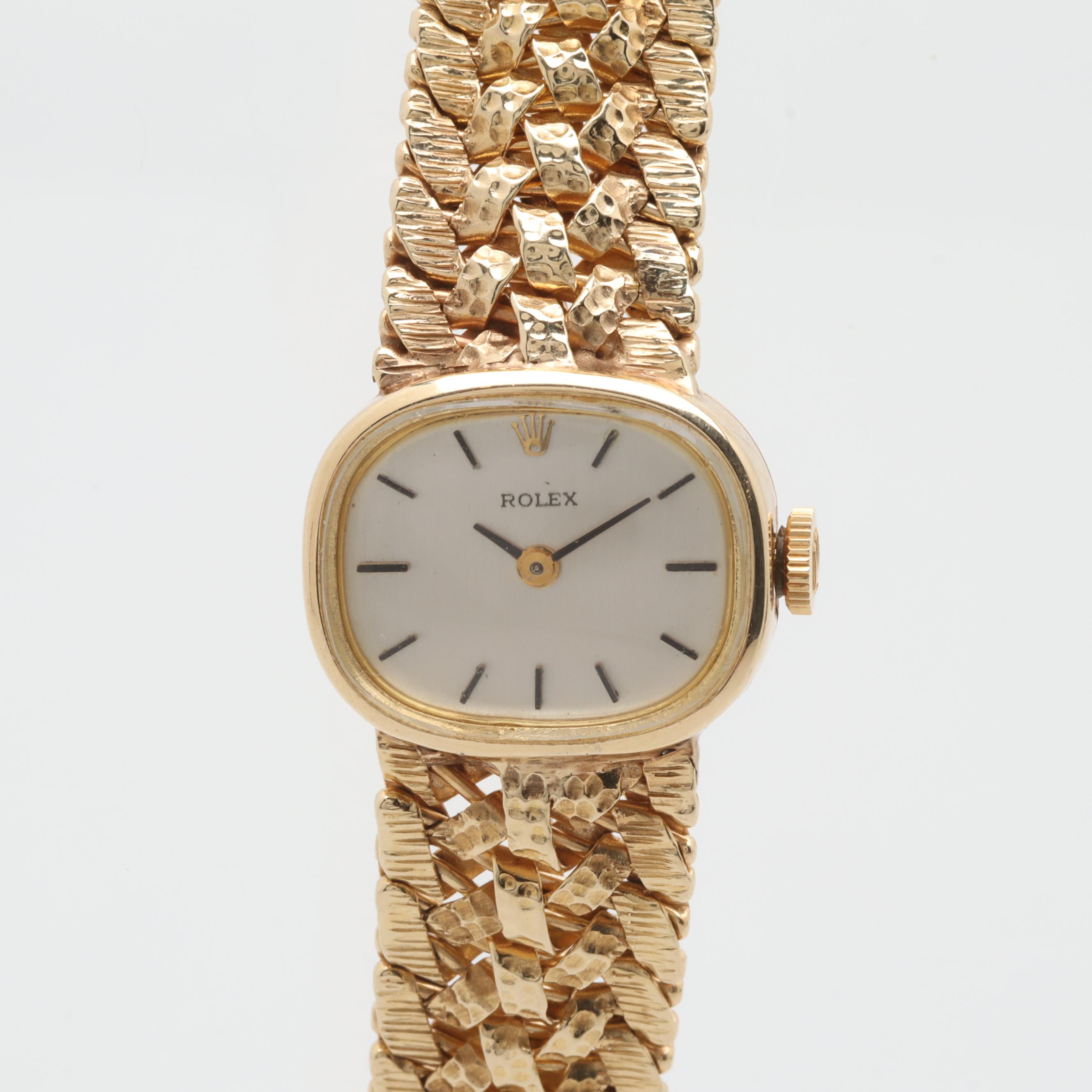 Rolex 14K Yellow Gold Stem Wind Watch