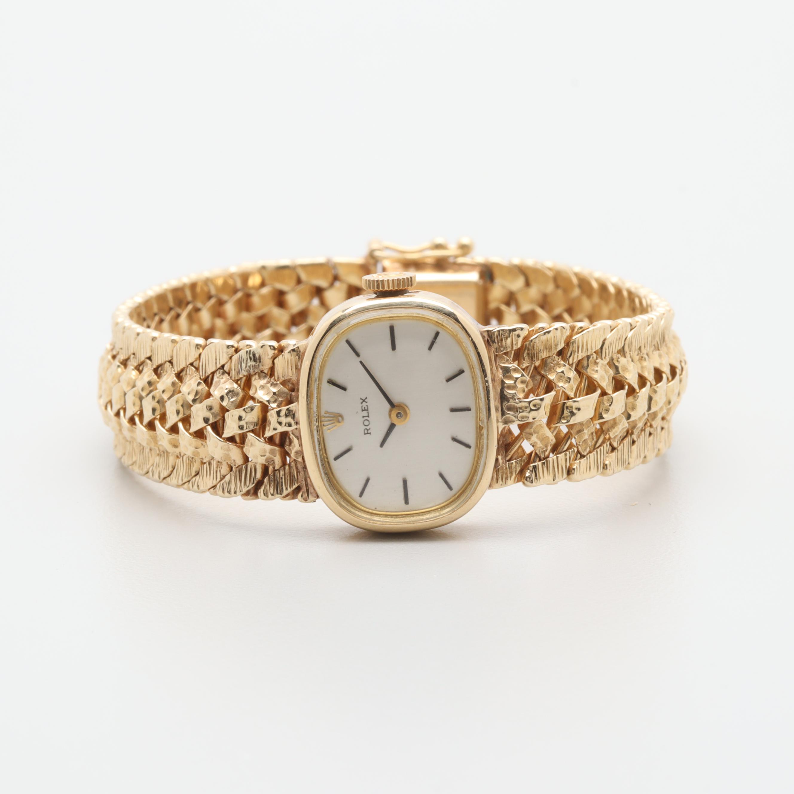 Rolex 14K Yellow Gold Stem Wind Watch