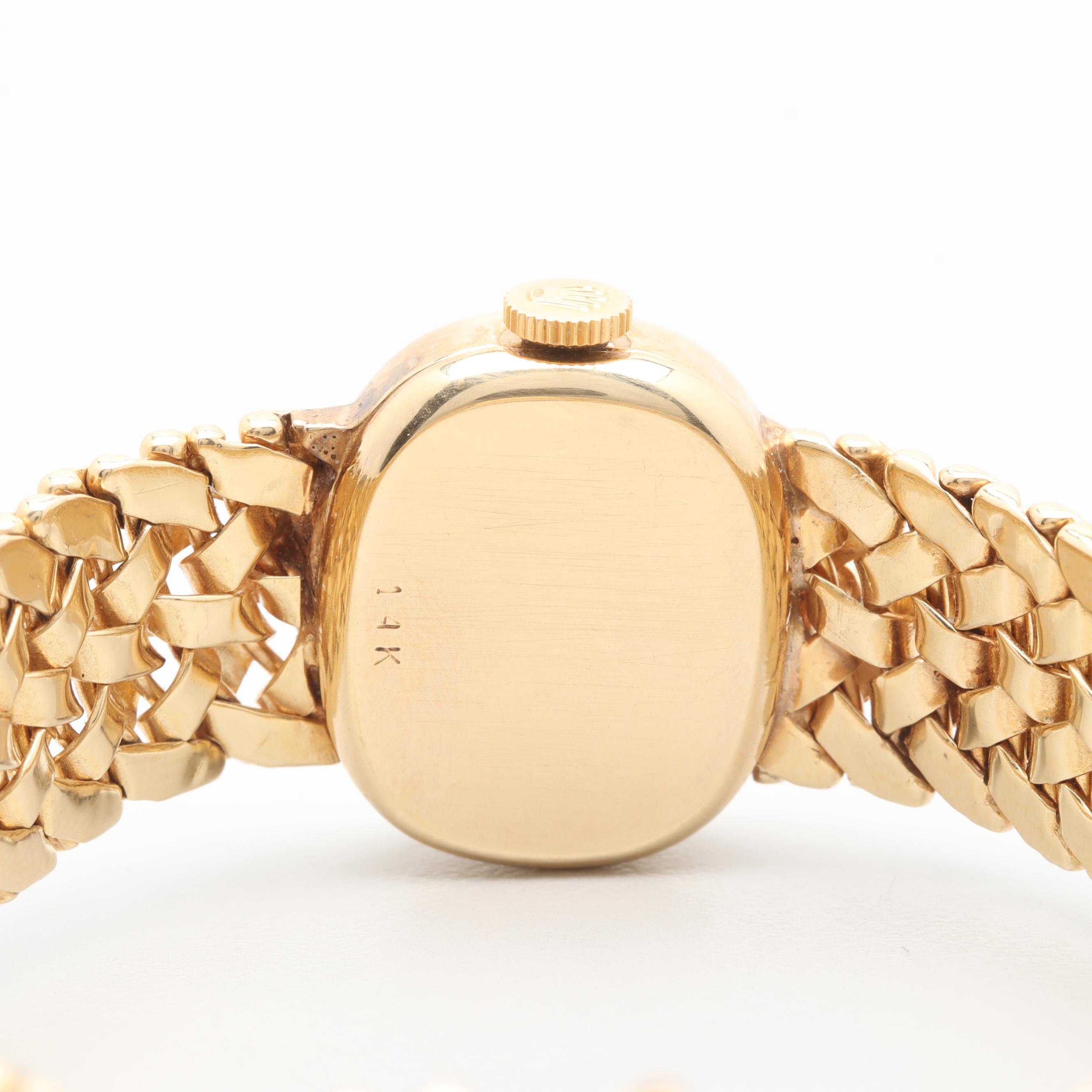 Rolex 14K Yellow Gold Stem Wind Watch