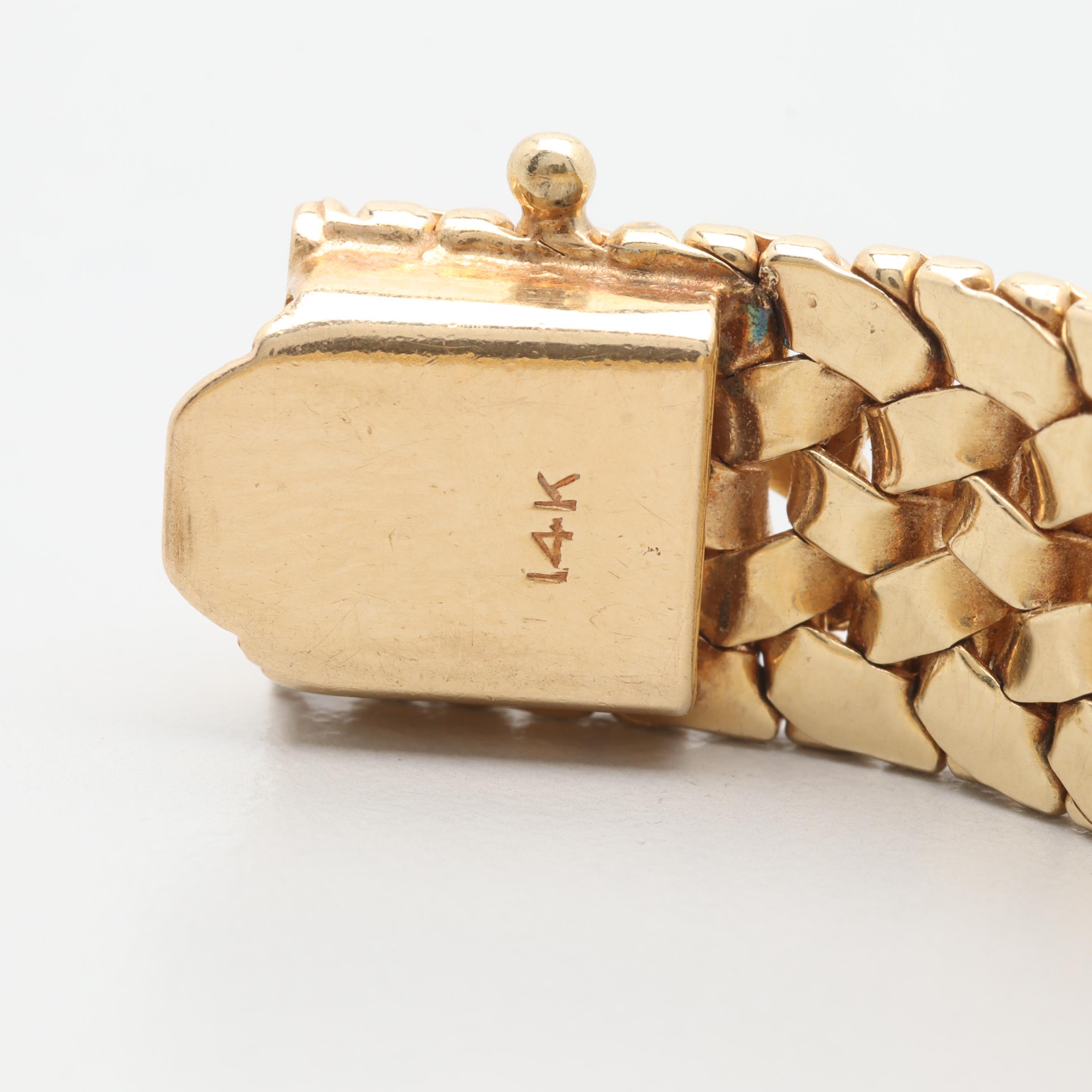 Rolex 14K Yellow Gold Stem Wind Watch